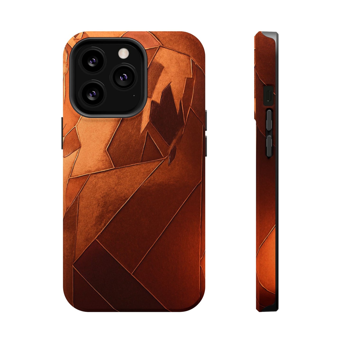 Geometric Magnetic Tough Cases - Stylish Protection for Your Phone