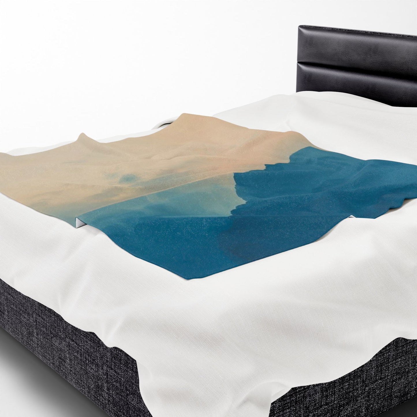 Serene Landscape Velveteen Plush Blanket - Cozy Comfort for Home Decor