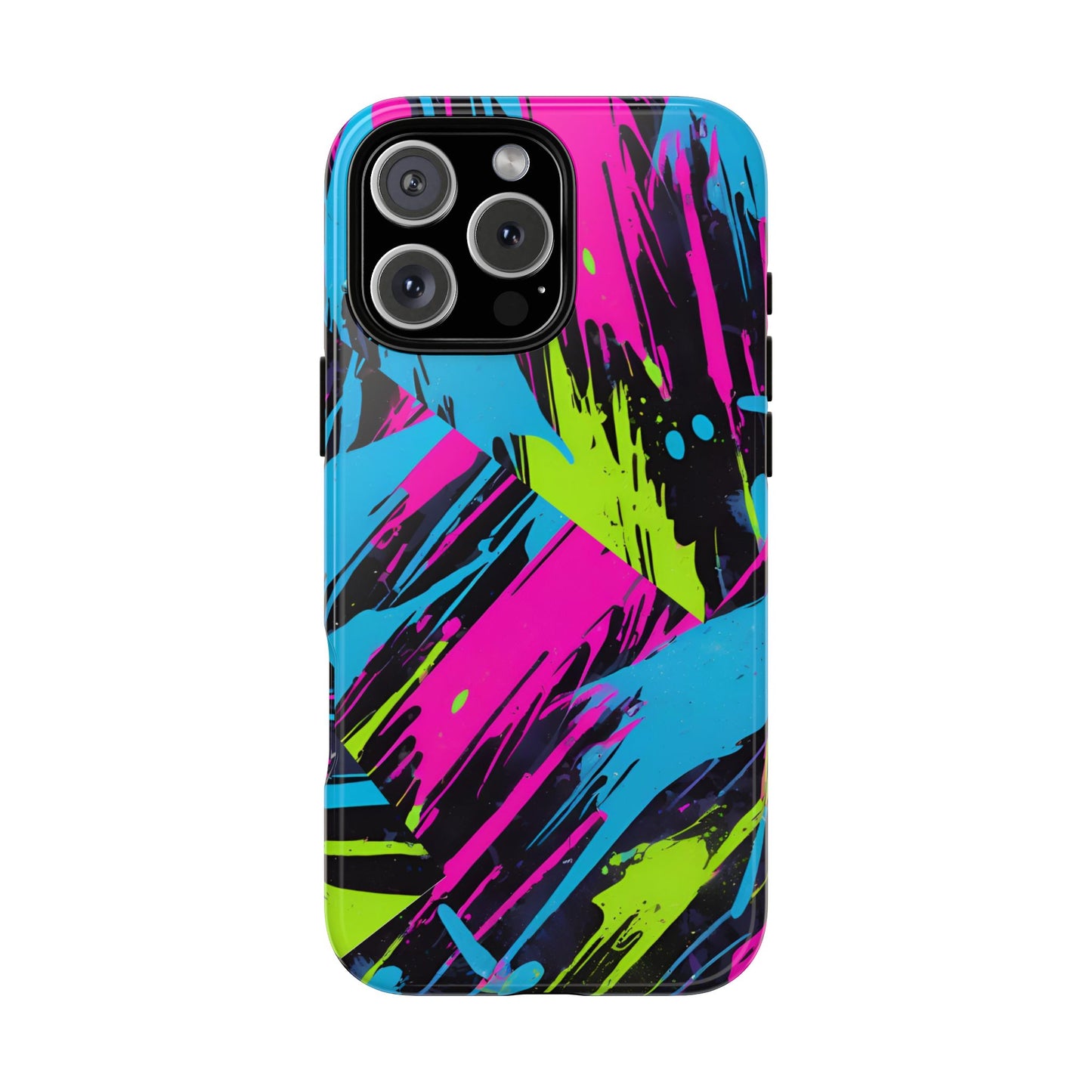 Vibrant Phone Case - Tough Cases with Bold Color Burst Design
