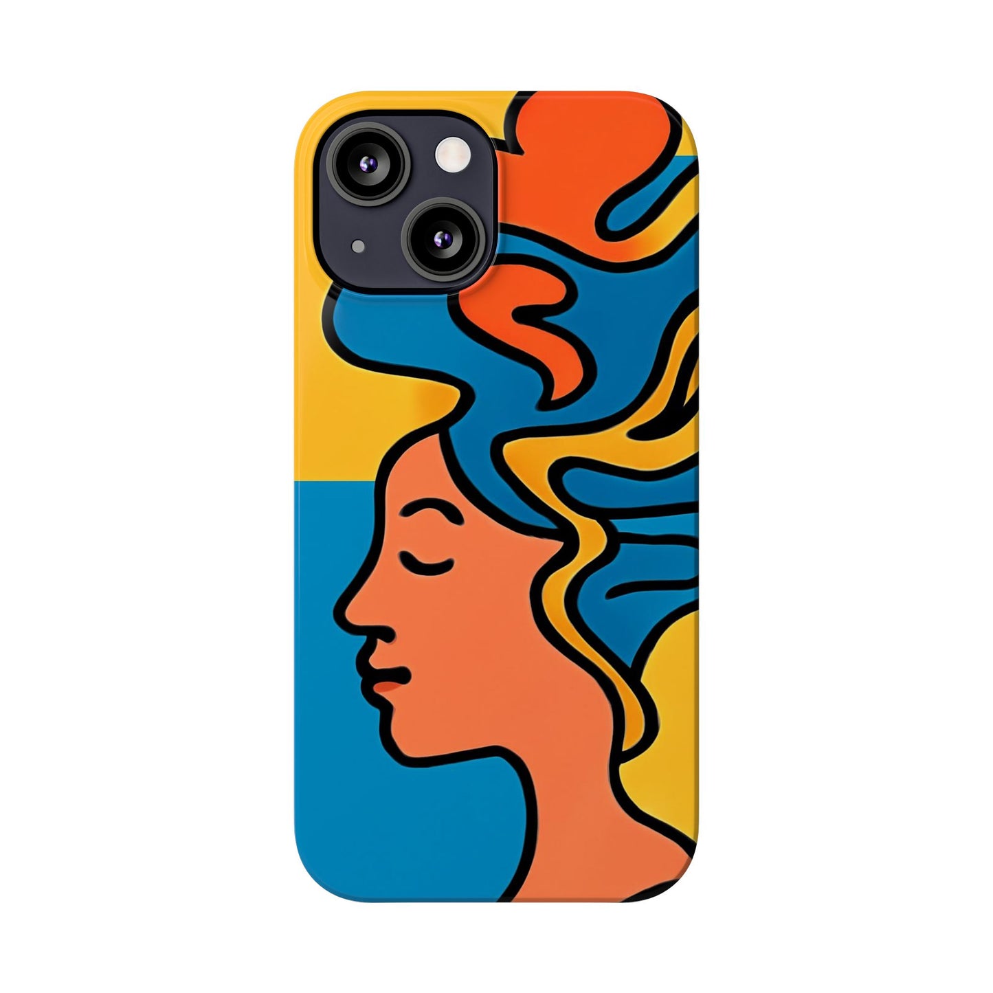 Stylish Slim Phone Cases with Colorful Abstract Design