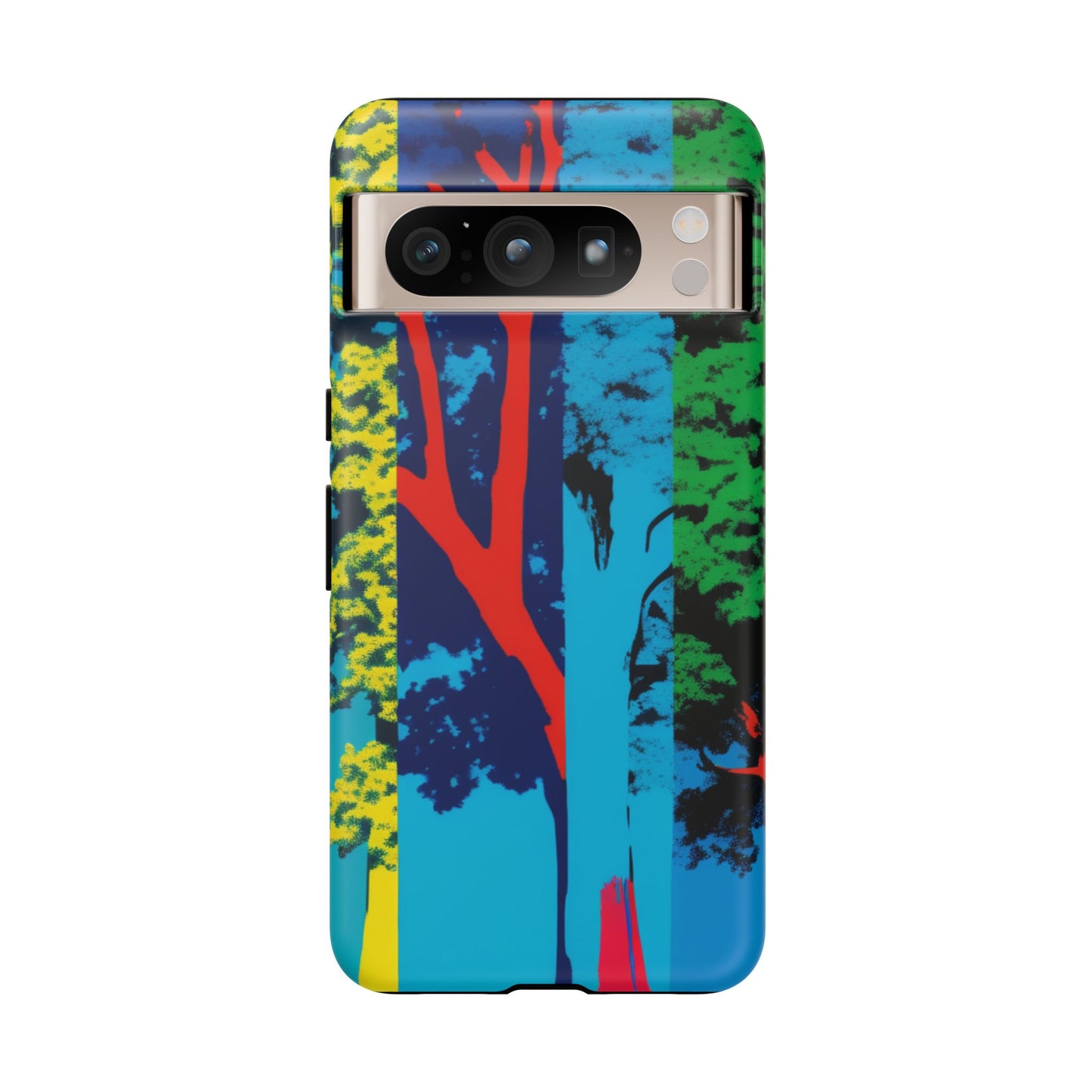 Phone Case - Colorful Forest Design Tough Case