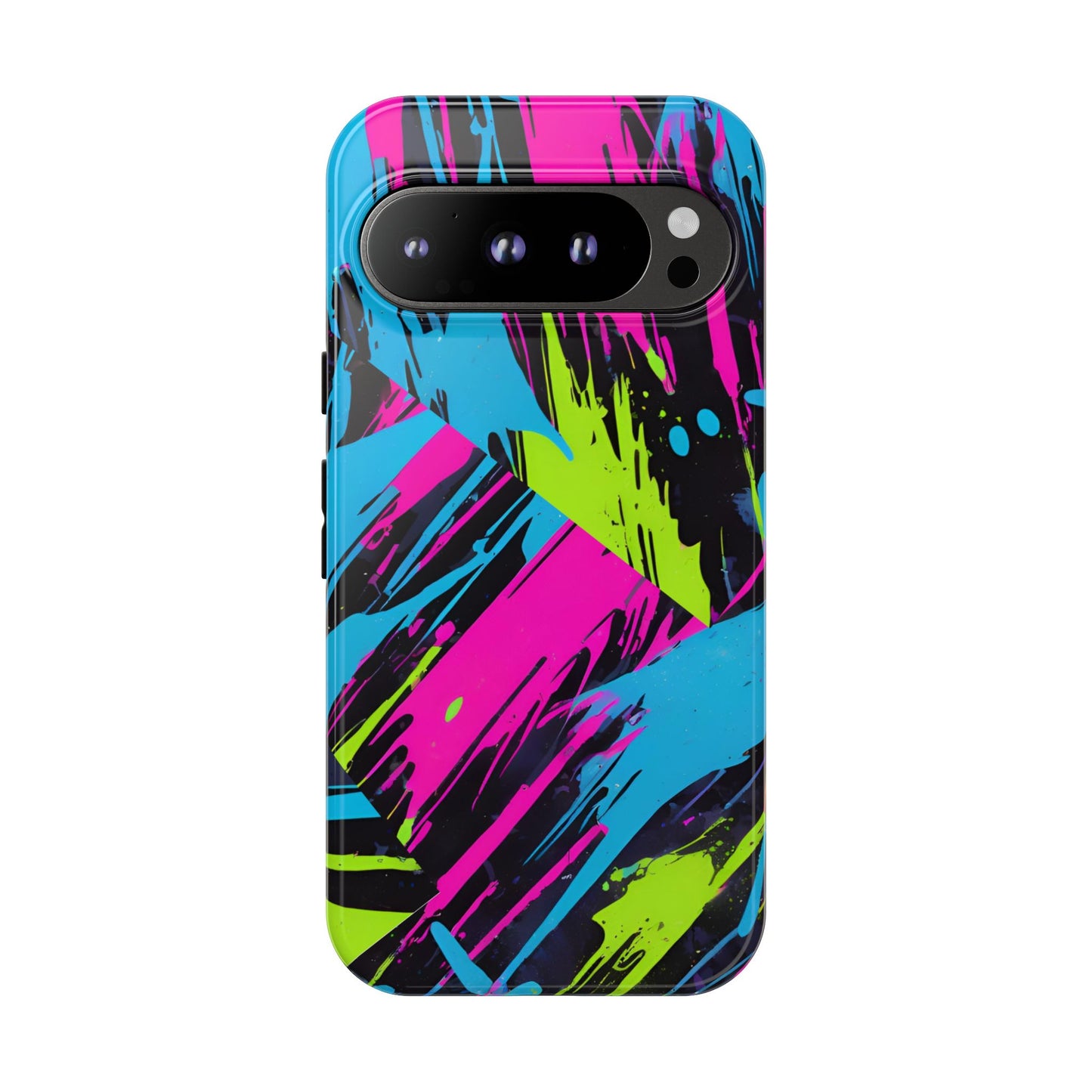 Vibrant Phone Case - Tough Cases with Bold Color Burst Design