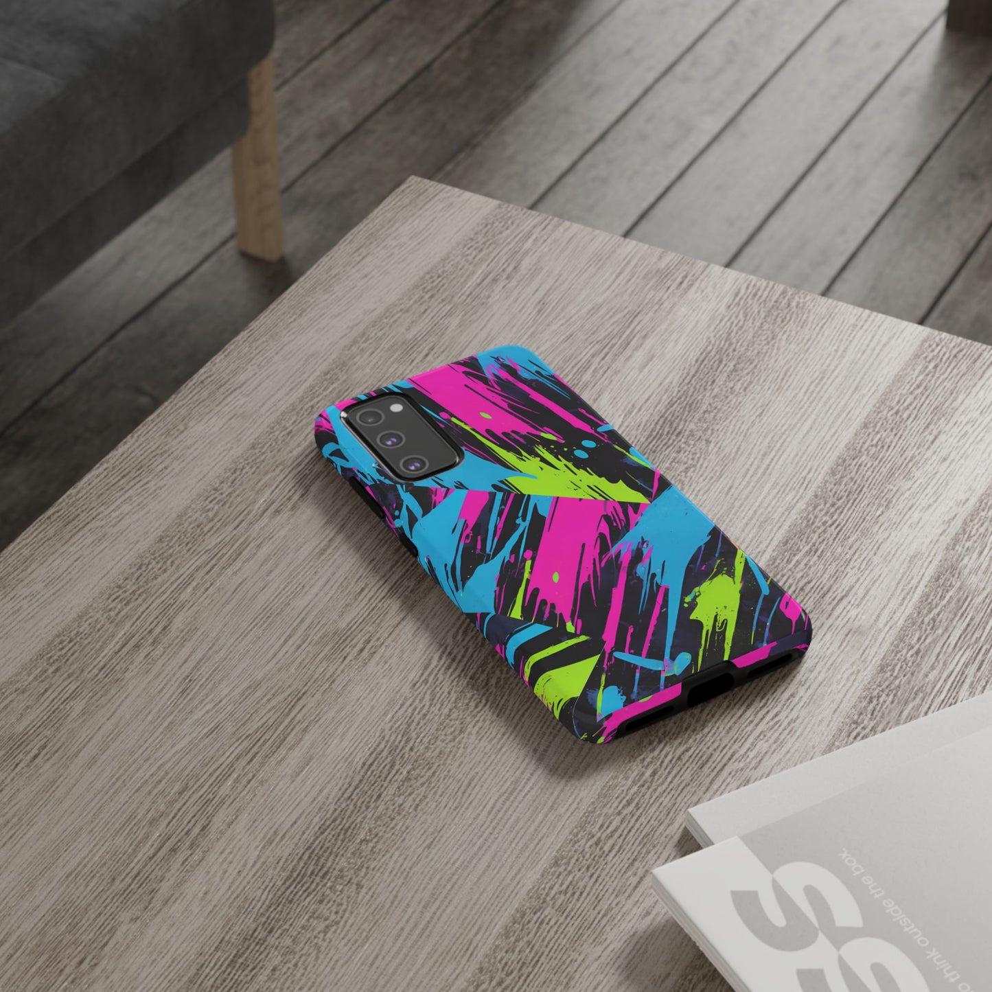 Vibrant Phone Case - Tough Cases with Bold Color Burst Design