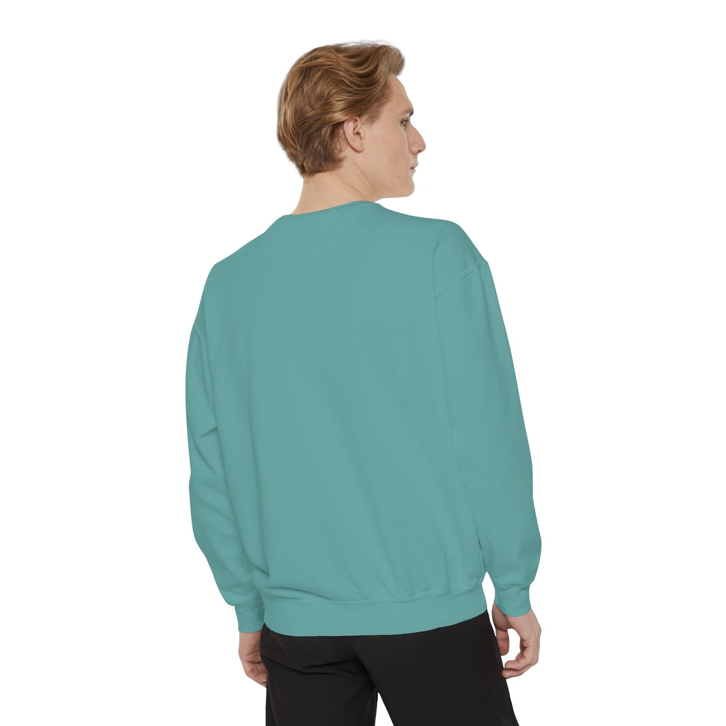 Floral Unisex Sweatshirt - Cozy Garment-Dyed Style for Nature Lovers