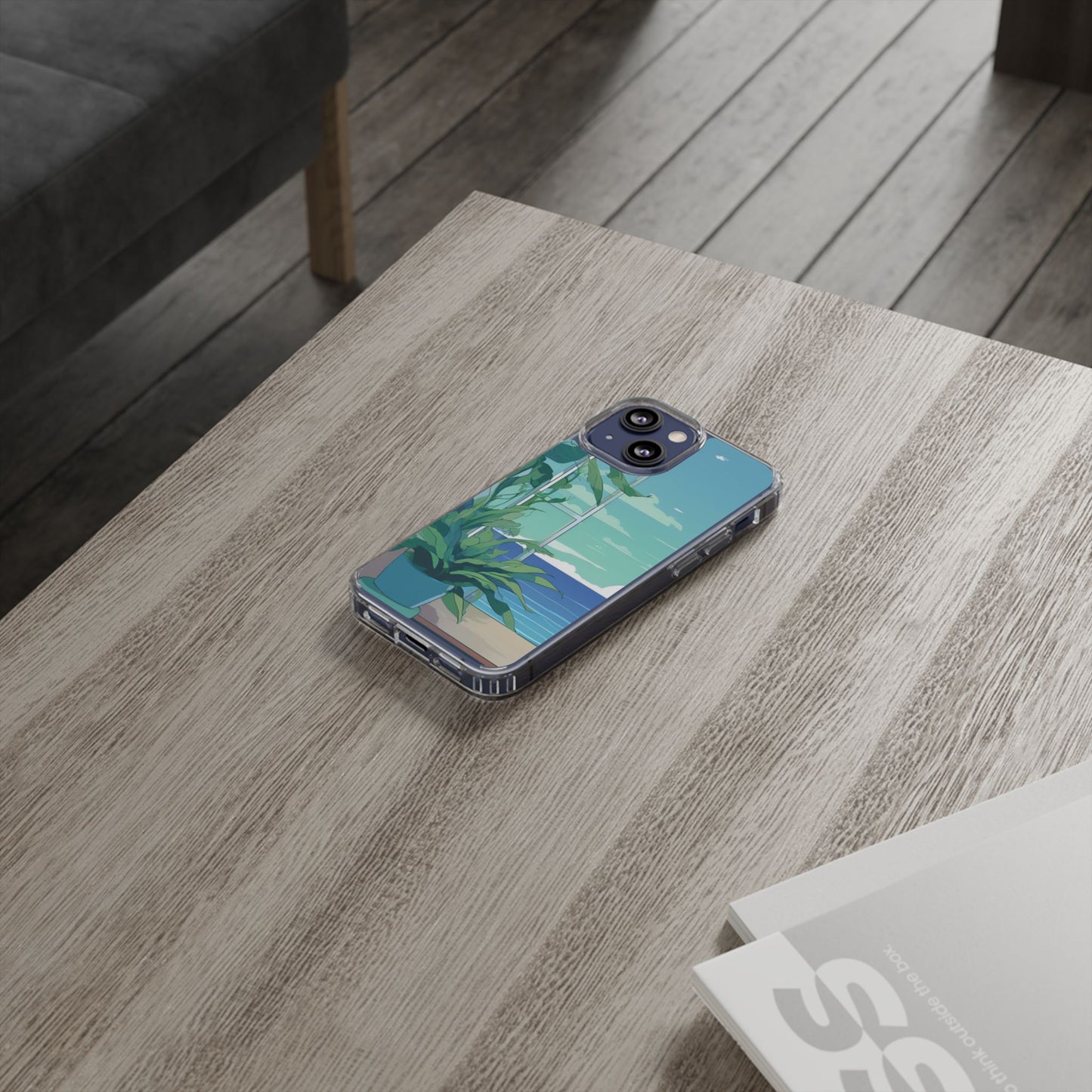 Tropical Ocean Clear Phone Case - Perfect Gift for Nature Lovers
