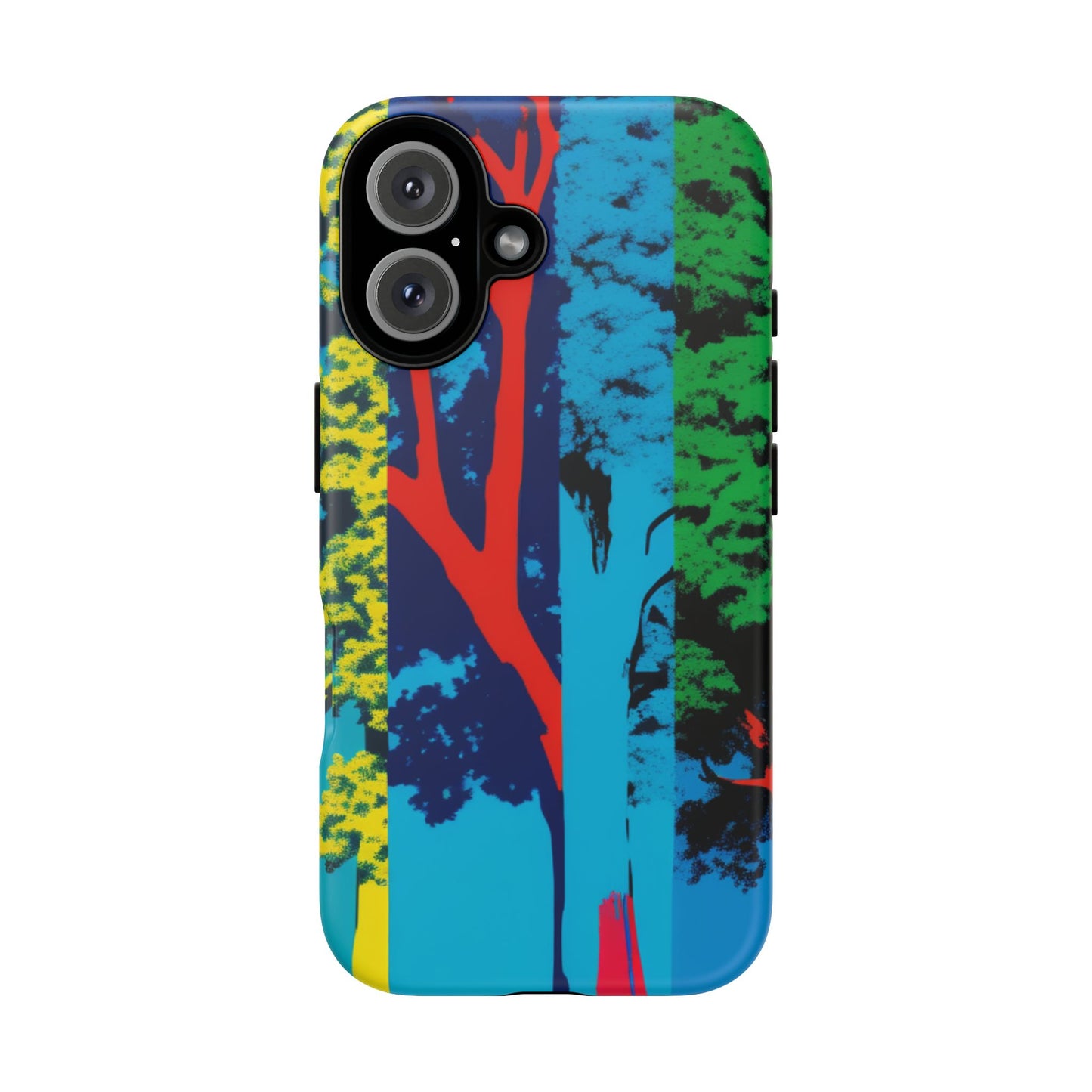 Phone Case - Colorful Forest Design Tough Case