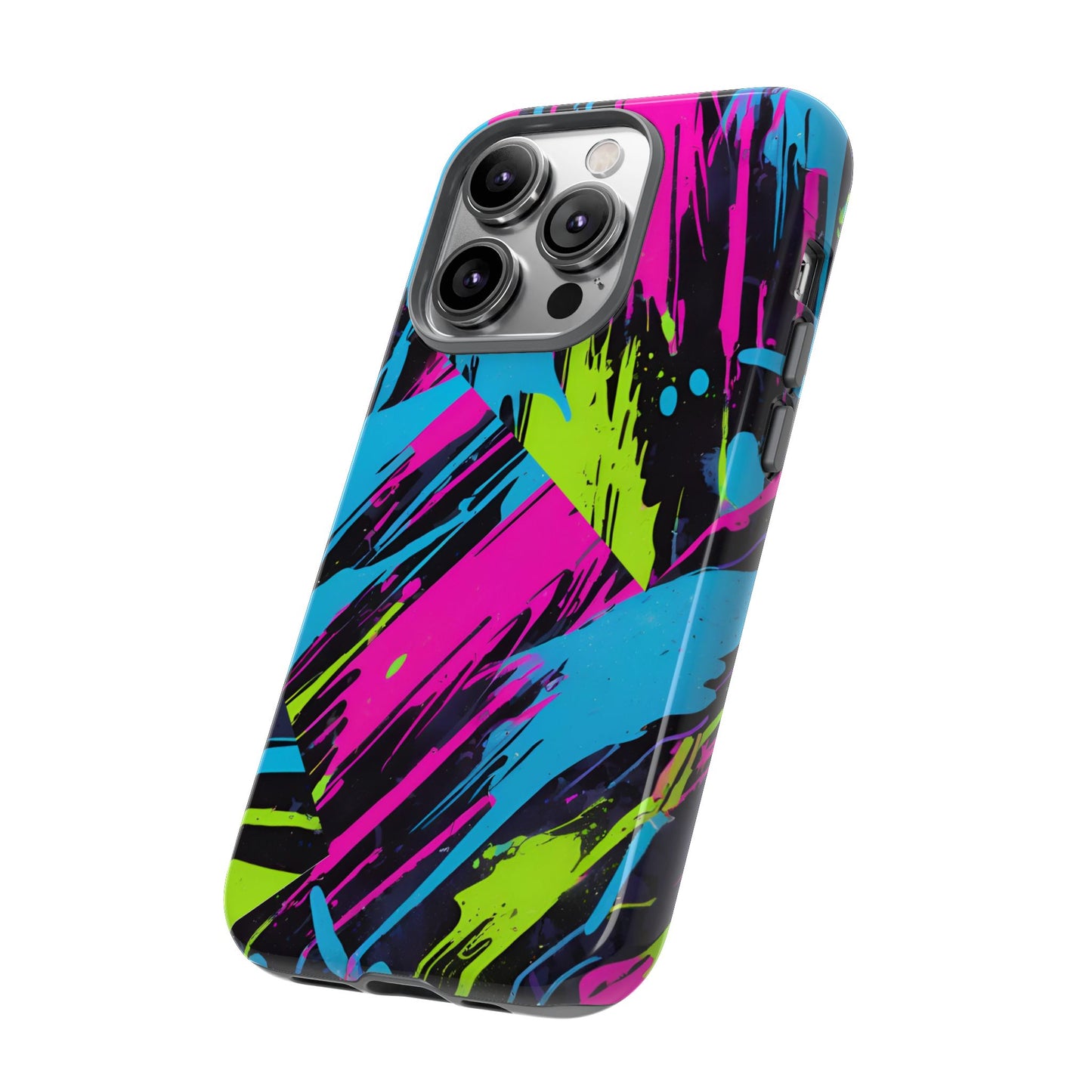 Vibrant Phone Case - Tough Cases with Bold Color Burst Design