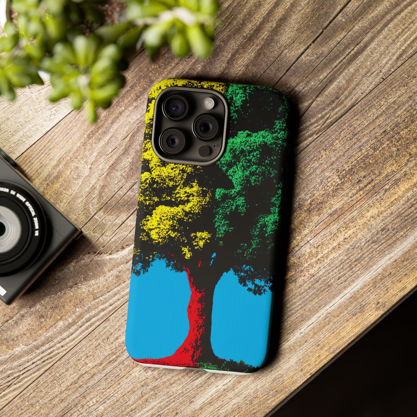 Phone Case - Vibrant Tree Design