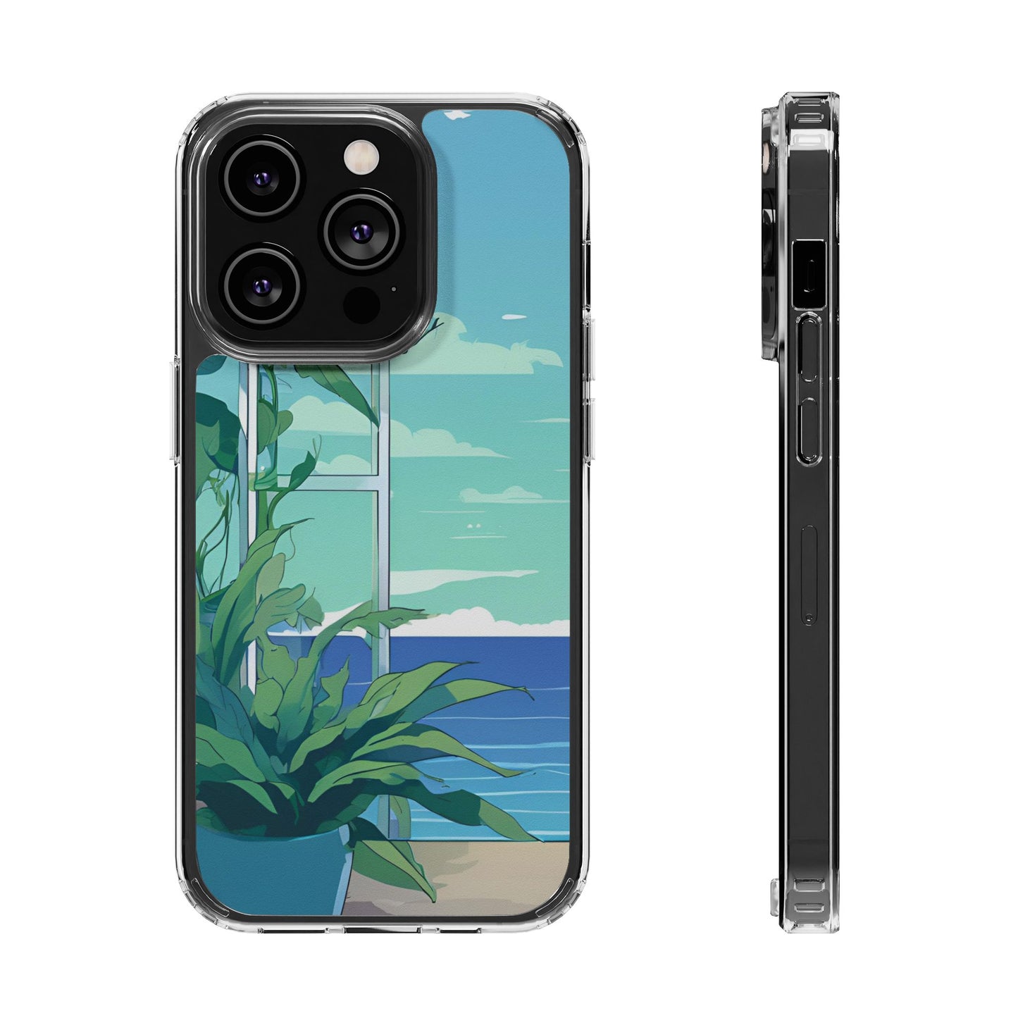 Tropical Ocean Clear Phone Case - Perfect Gift for Nature Lovers