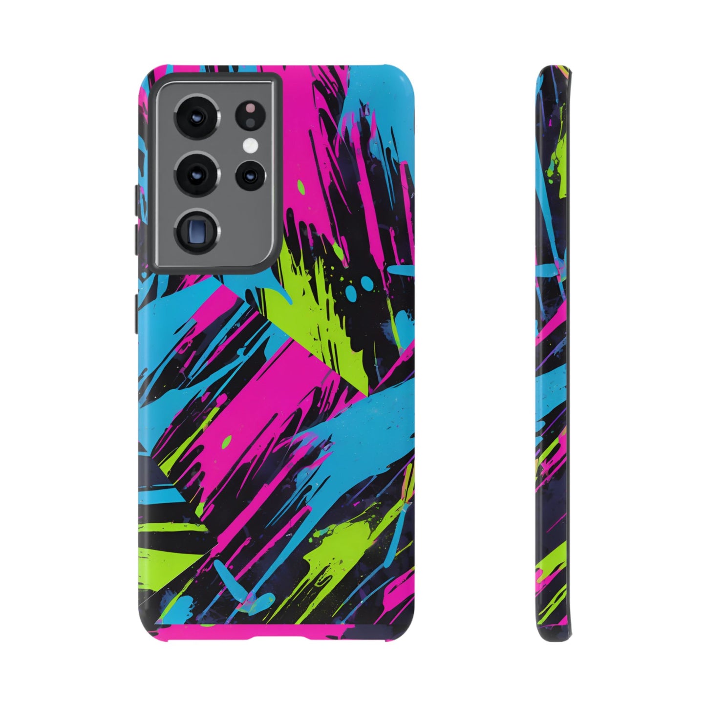 Vibrant Phone Case - Tough Cases with Bold Color Burst Design