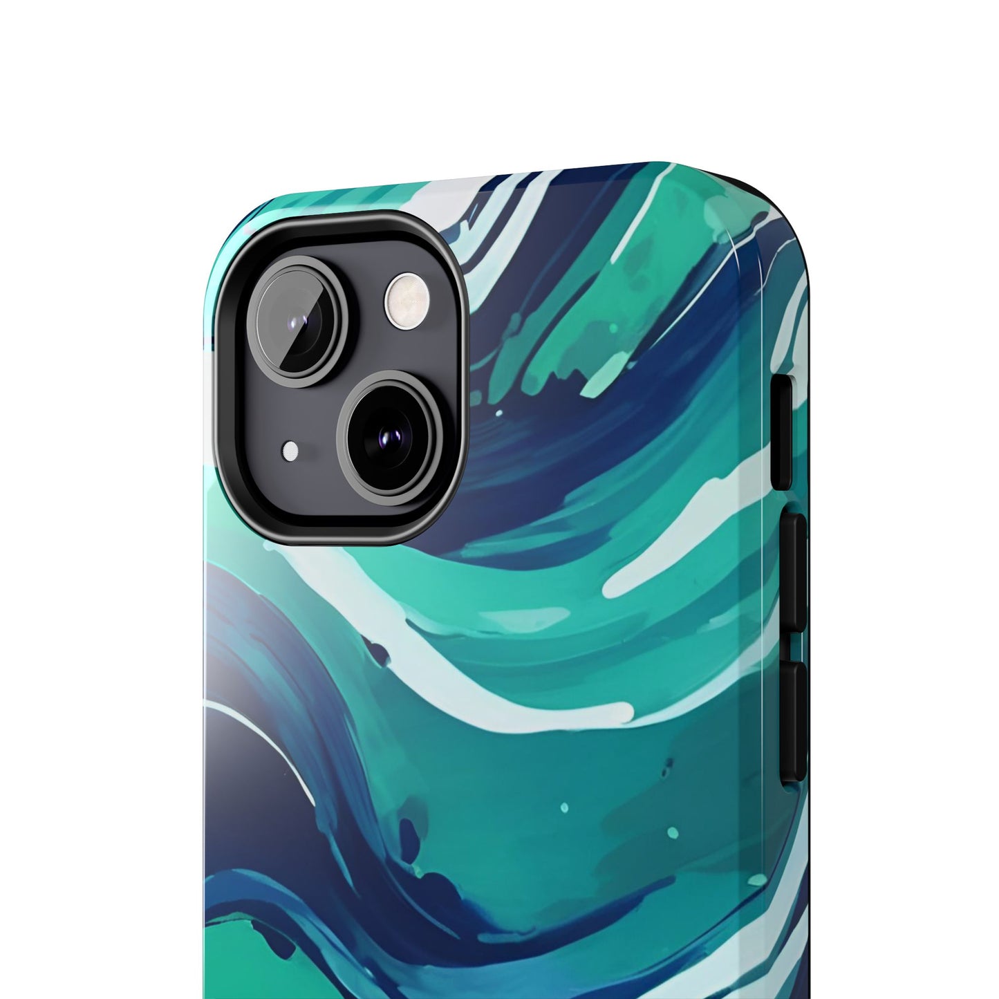 Ocean Wave Tough Phone Case - Durable Protection