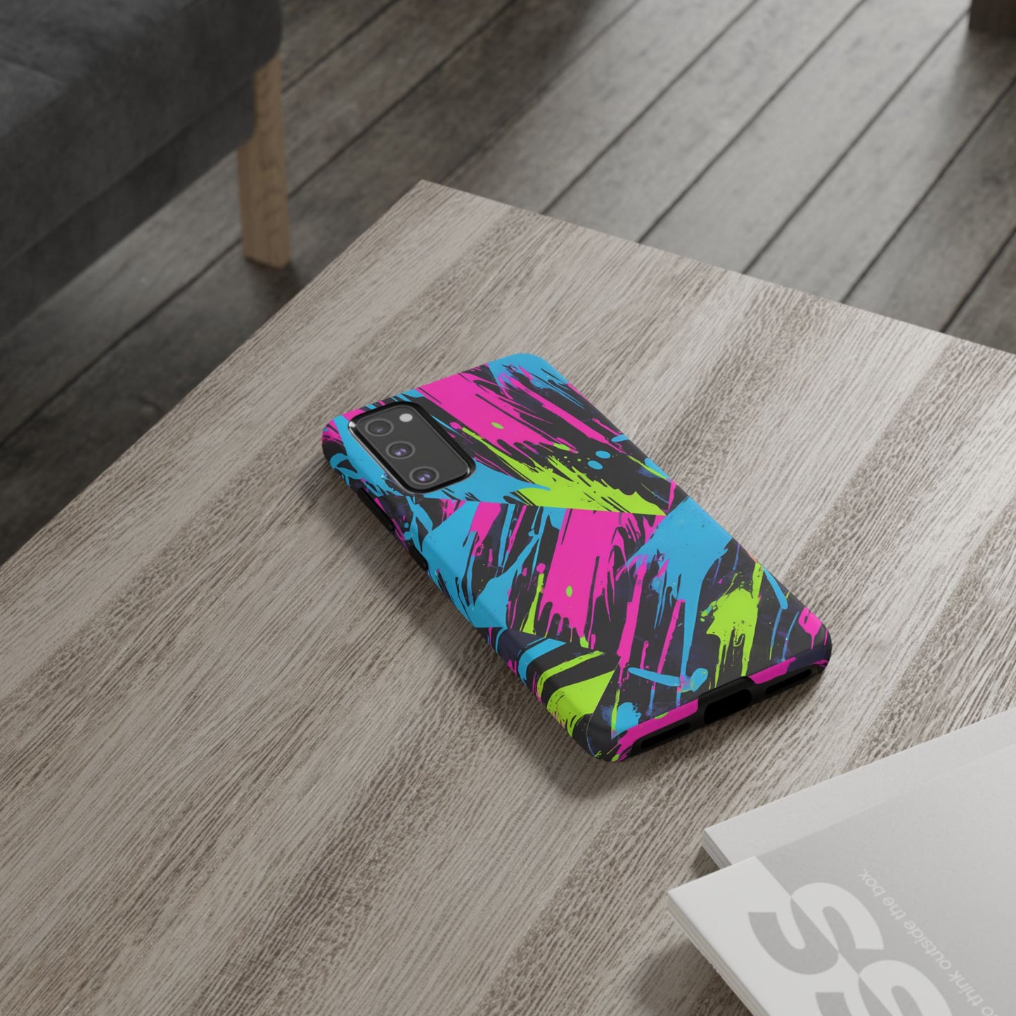 Vibrant Phone Case - Tough Cases with Bold Color Burst Design