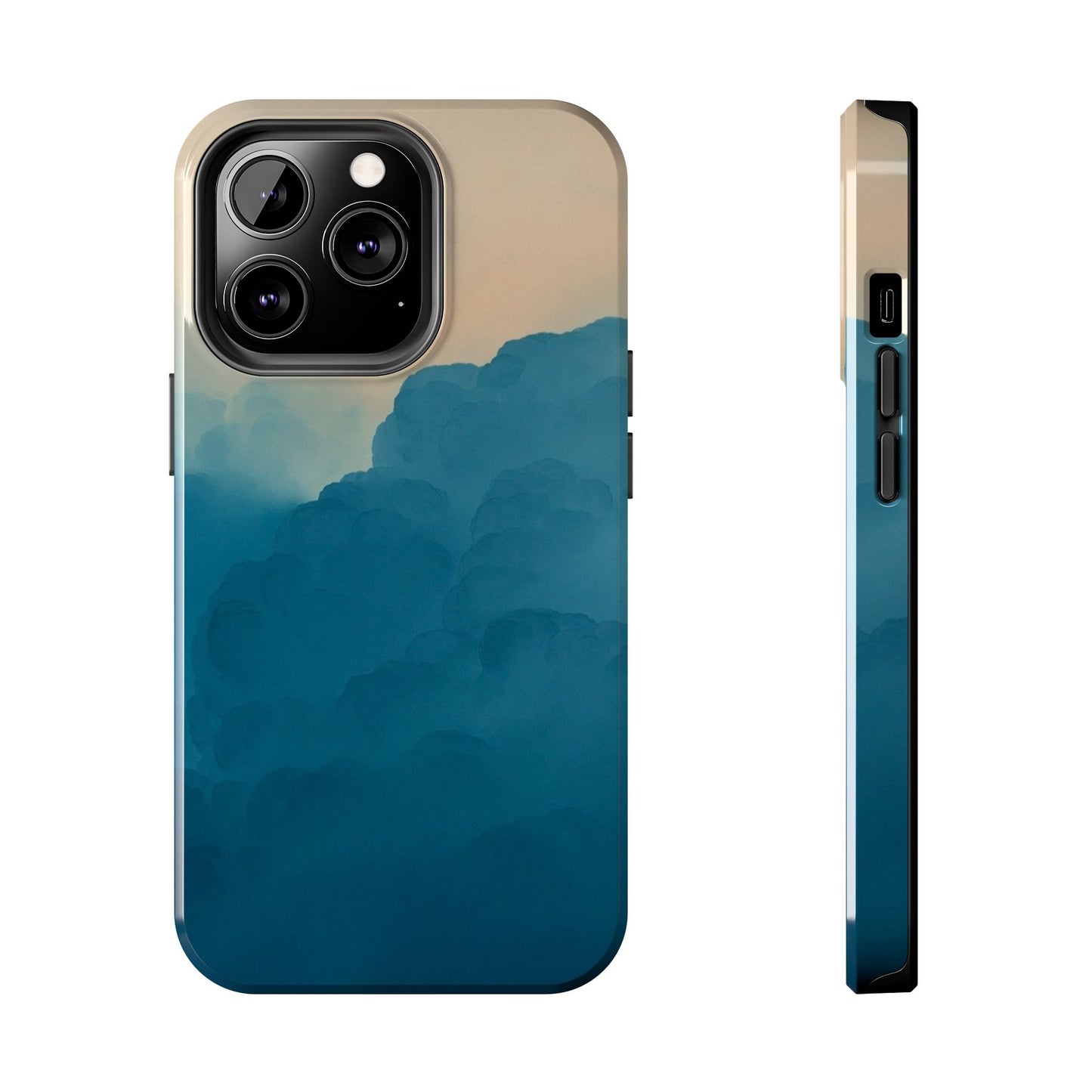 Serene Cloud Tough Phone Case - Durable Protection with Soothing Aesthetic