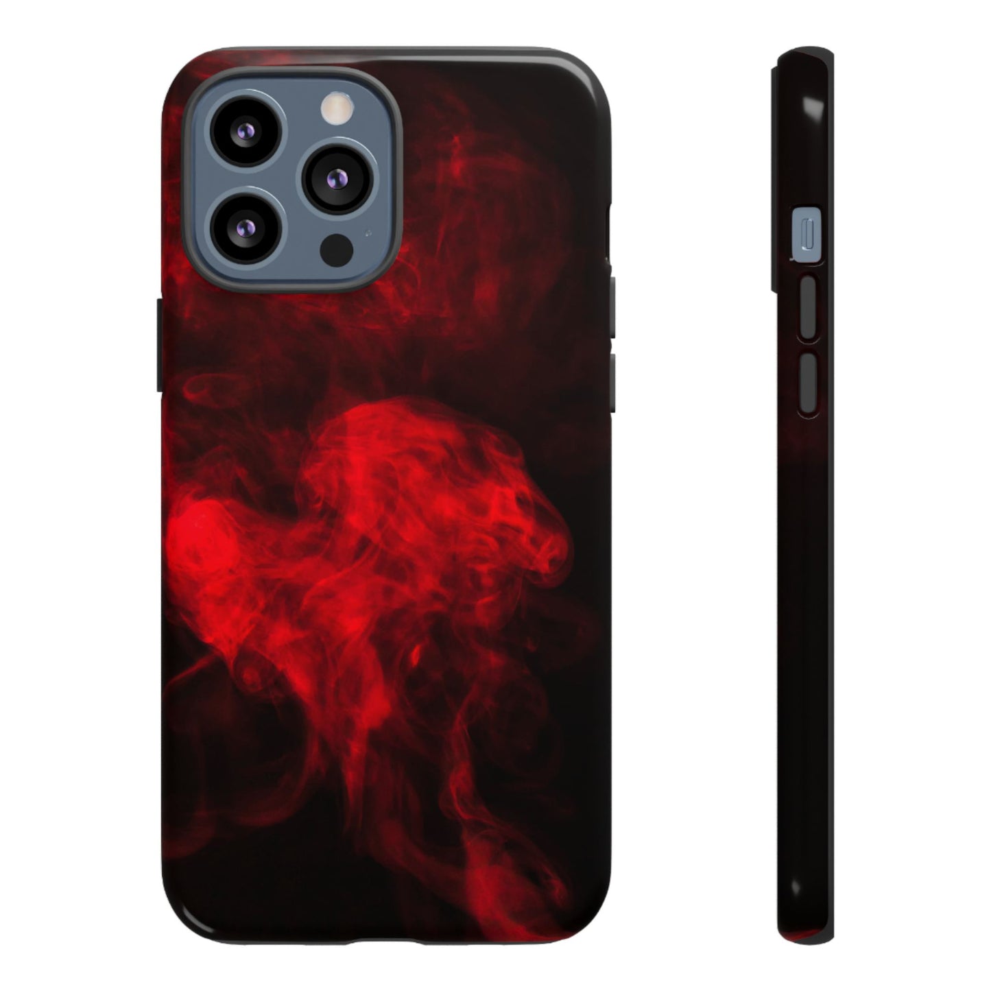 Bold Red Smoke Phone Case – Tough Cases for Protection and Style