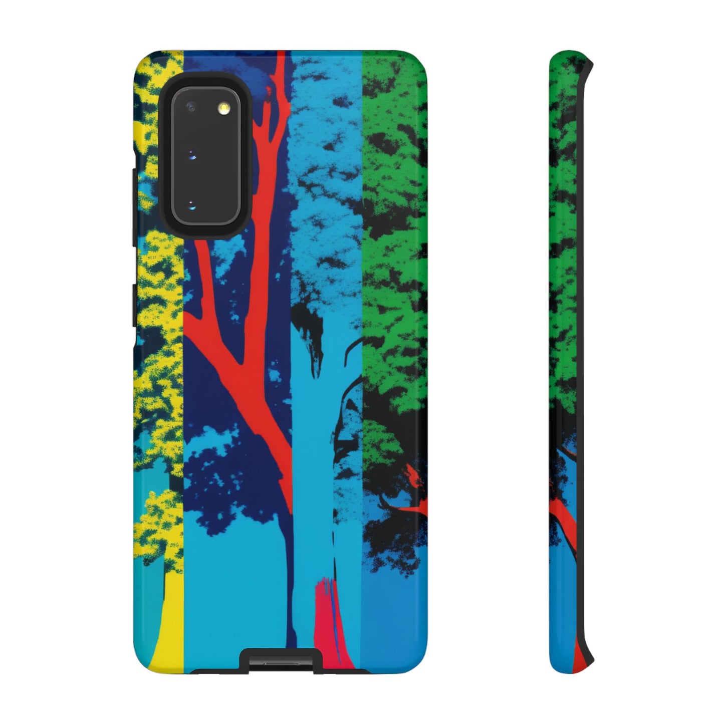 Phone Case - Colorful Forest Design Tough Case