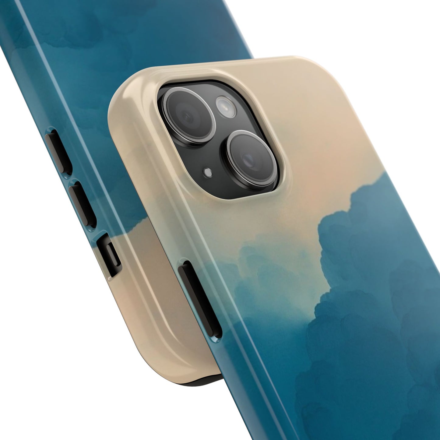 Serene Cloud Tough Phone Case - Durable Protection with Soothing Aesthetic