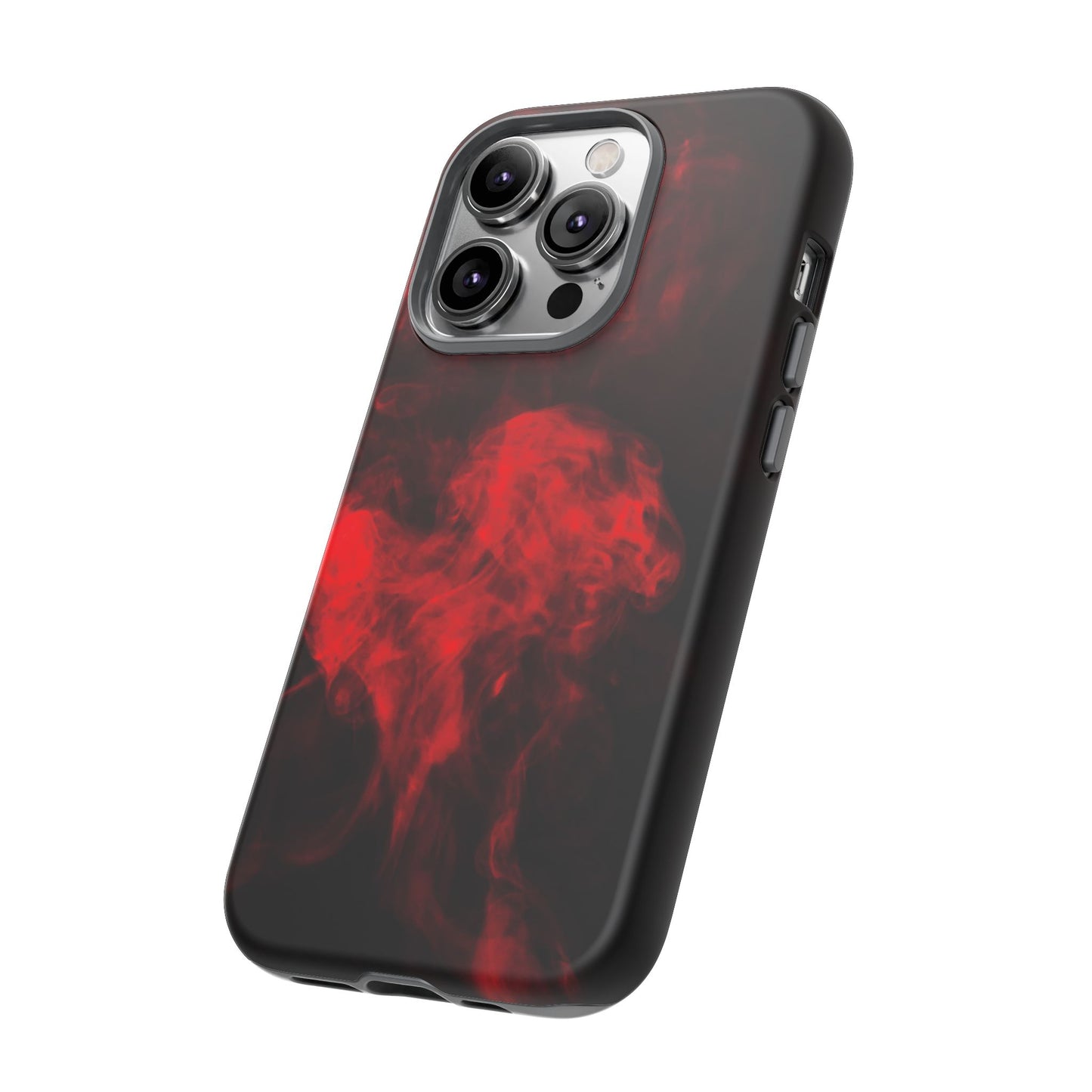 Bold Red Smoke Phone Case – Tough Cases for Protection and Style