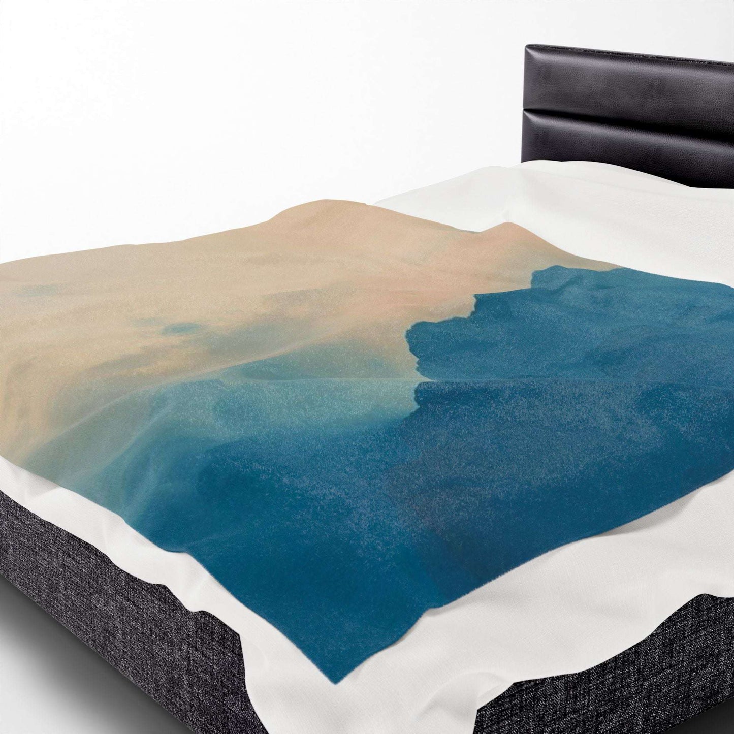 Serene Landscape Velveteen Plush Blanket - Cozy Comfort for Home Decor