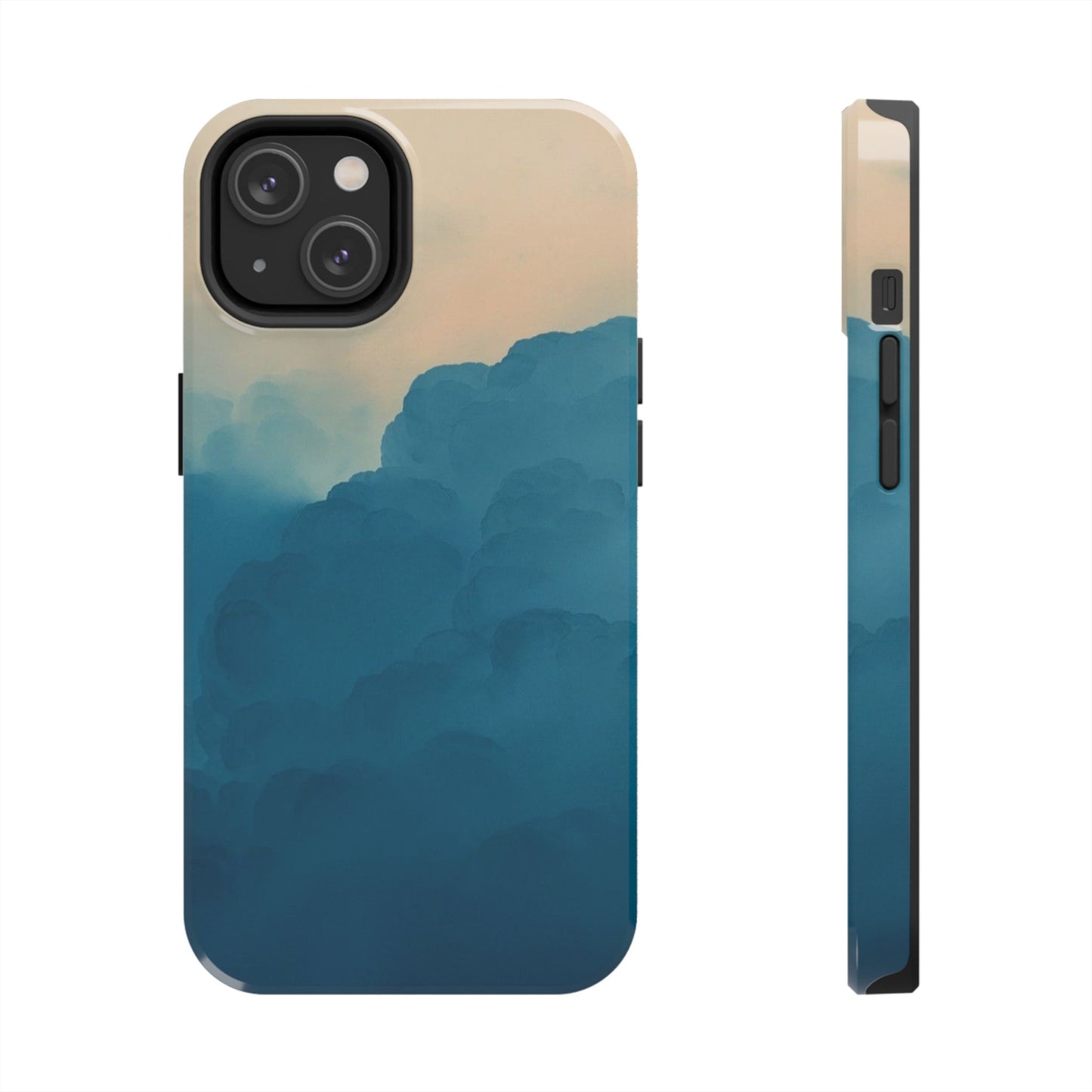 Serene Cloud Tough Phone Case - Durable Protection with Soothing Aesthetic