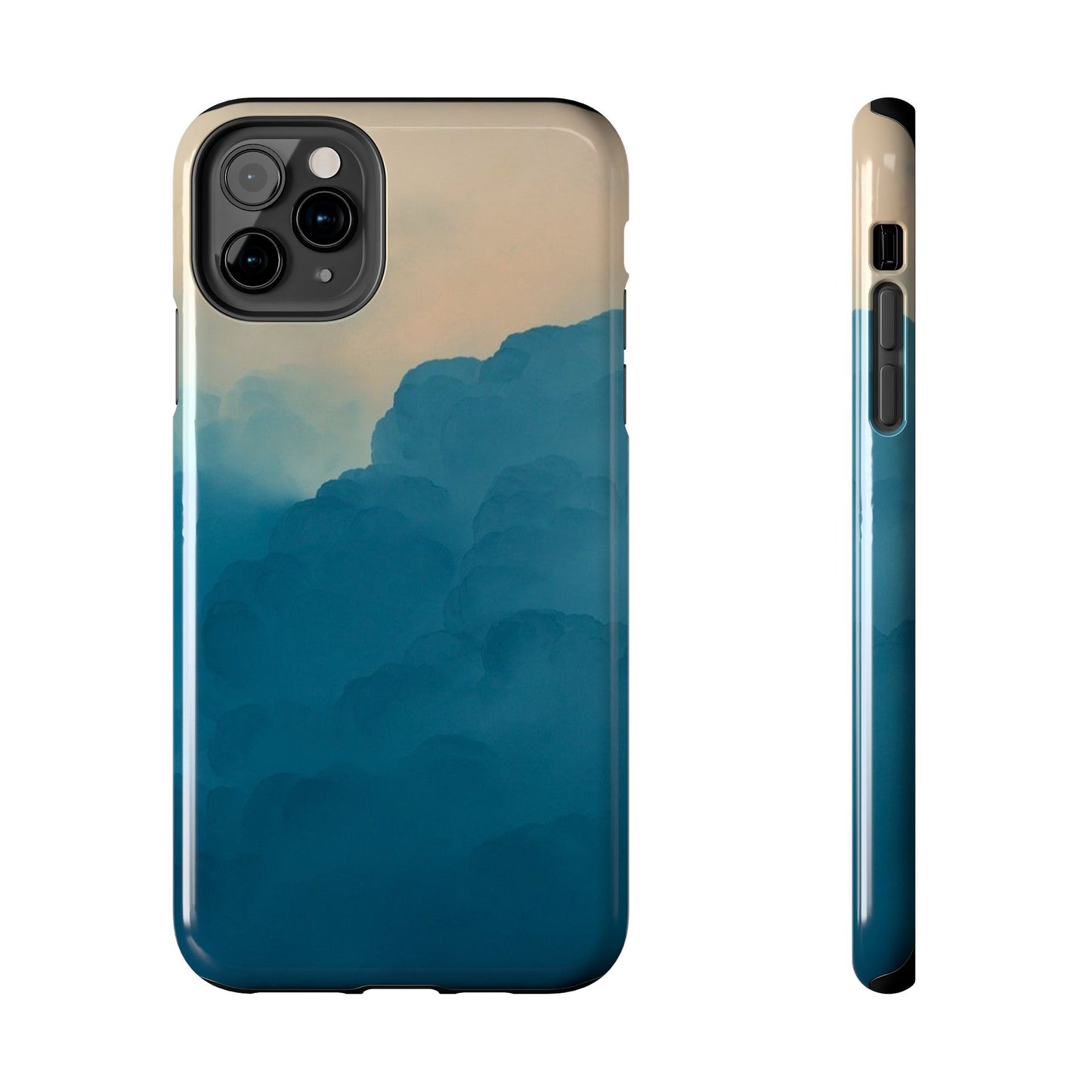 Serene Cloud Tough Phone Case - Durable Protection with Soothing Aesthetic