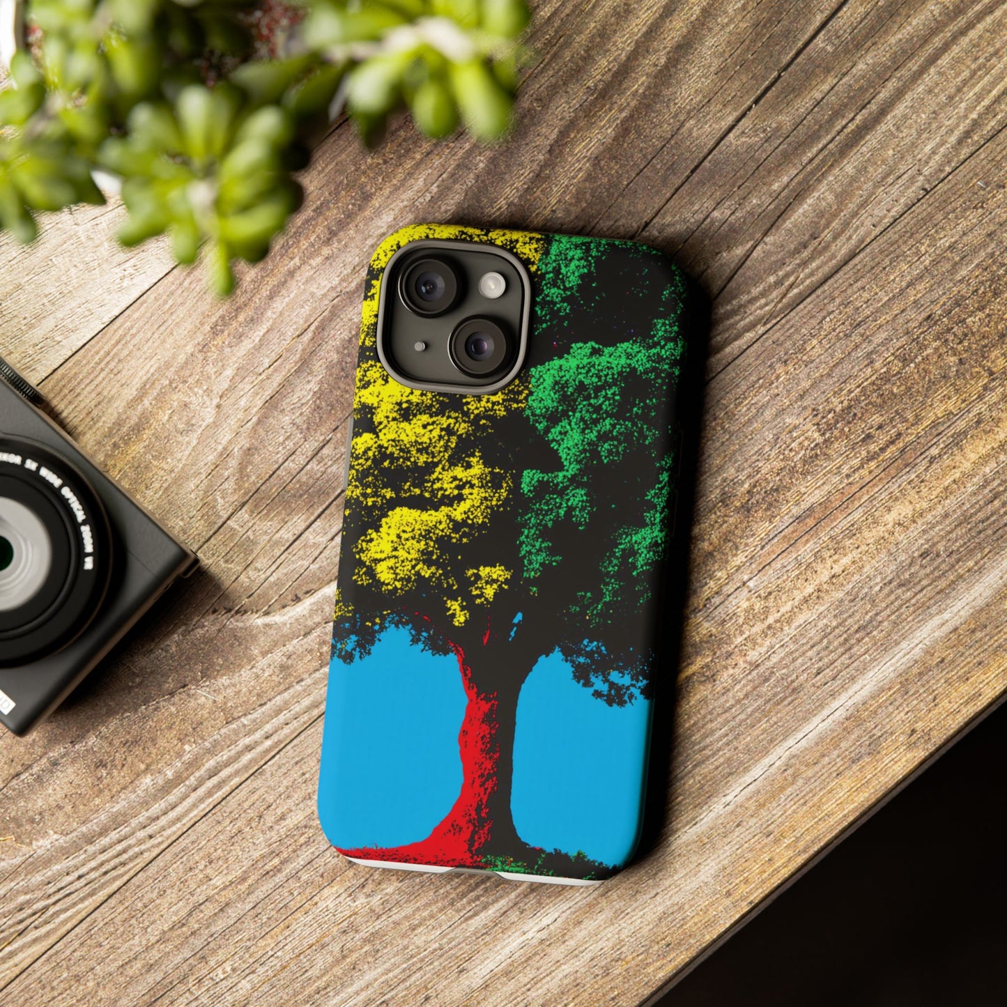 Phone Case - Vibrant Tree Design