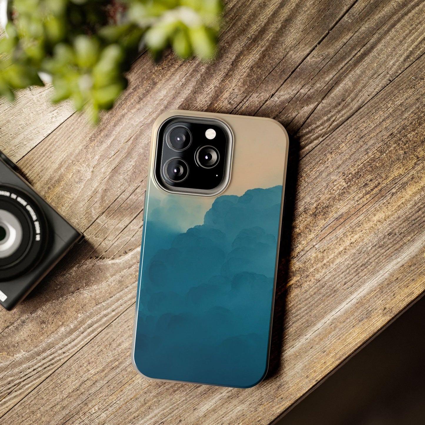Serene Cloud Tough Phone Case - Durable Protection with Soothing Aesthetic