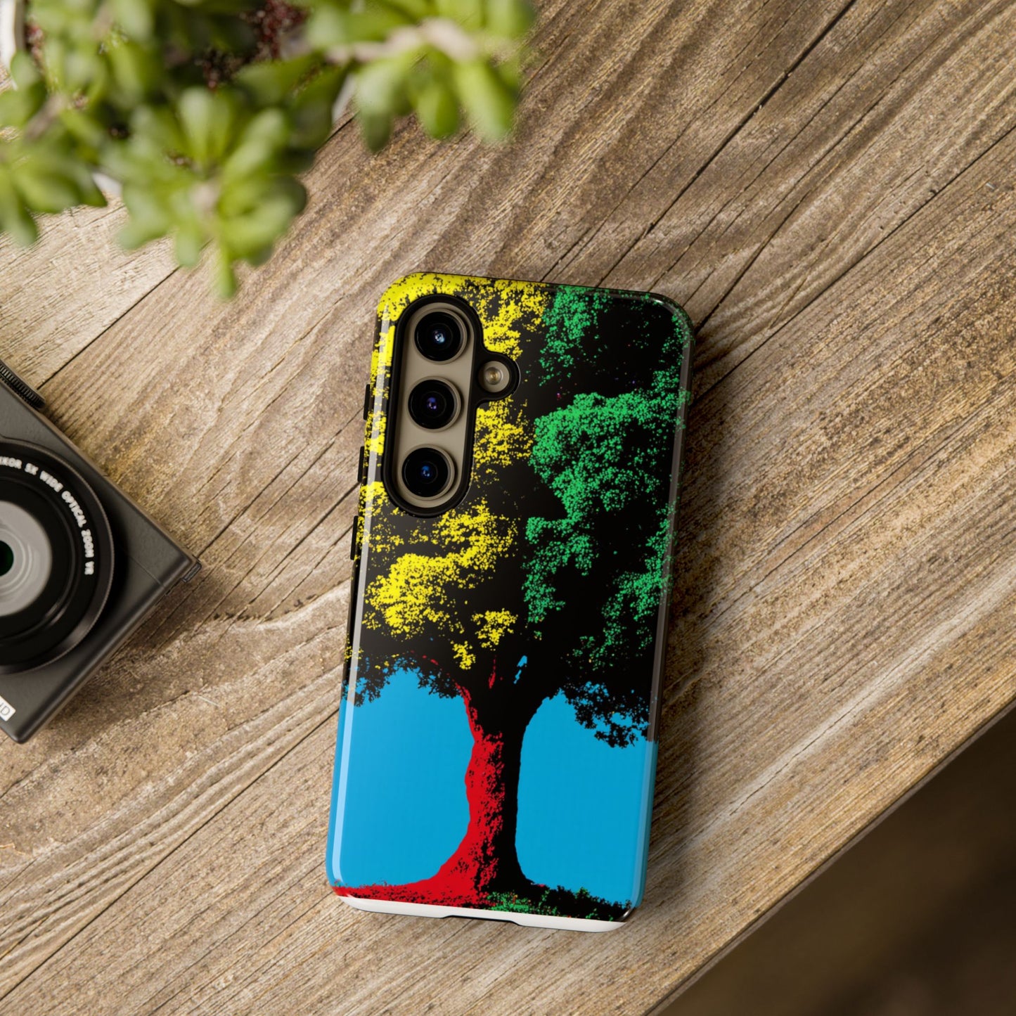 Phone Case - Vibrant Tree Design