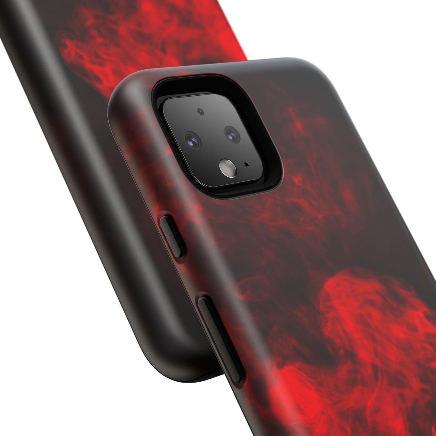 Bold Red Smoke Phone Case – Tough Cases for Protection and Style