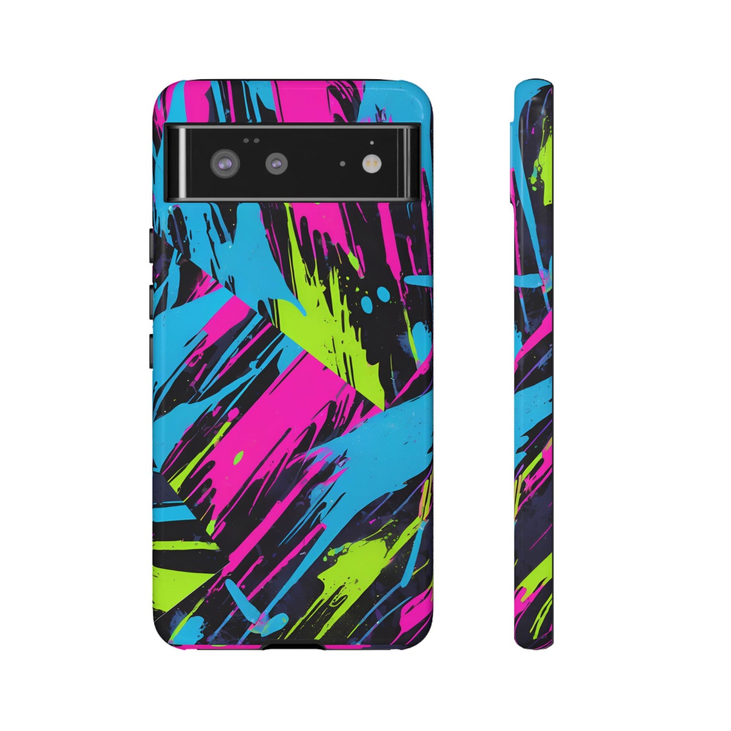 Vibrant Phone Case - Tough Cases with Bold Color Burst Design