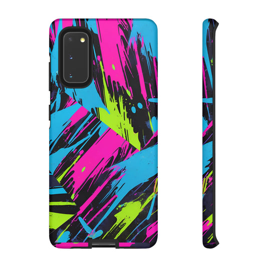 Vibrant Phone Case - Tough Cases with Bold Color Burst Design