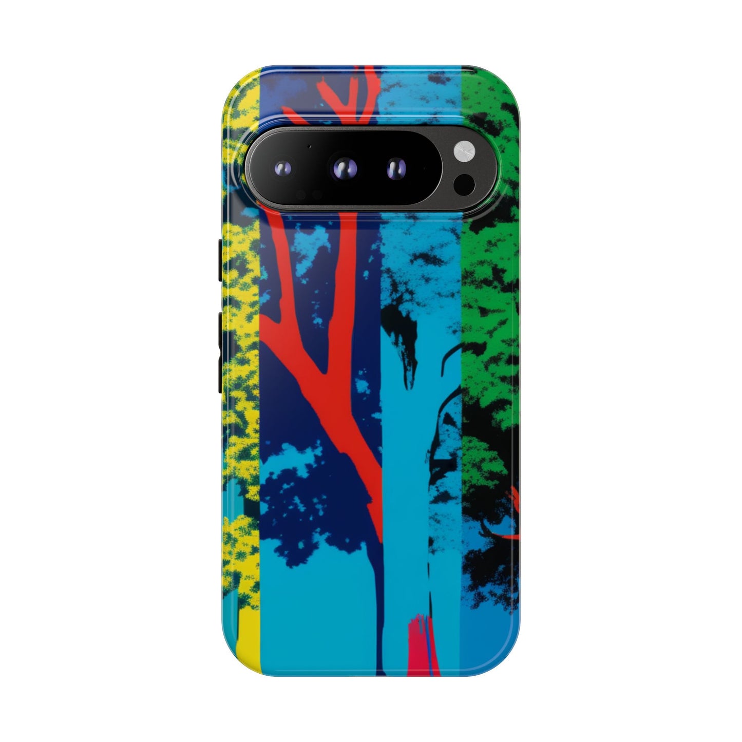 Phone Case - Colorful Forest Design Tough Case