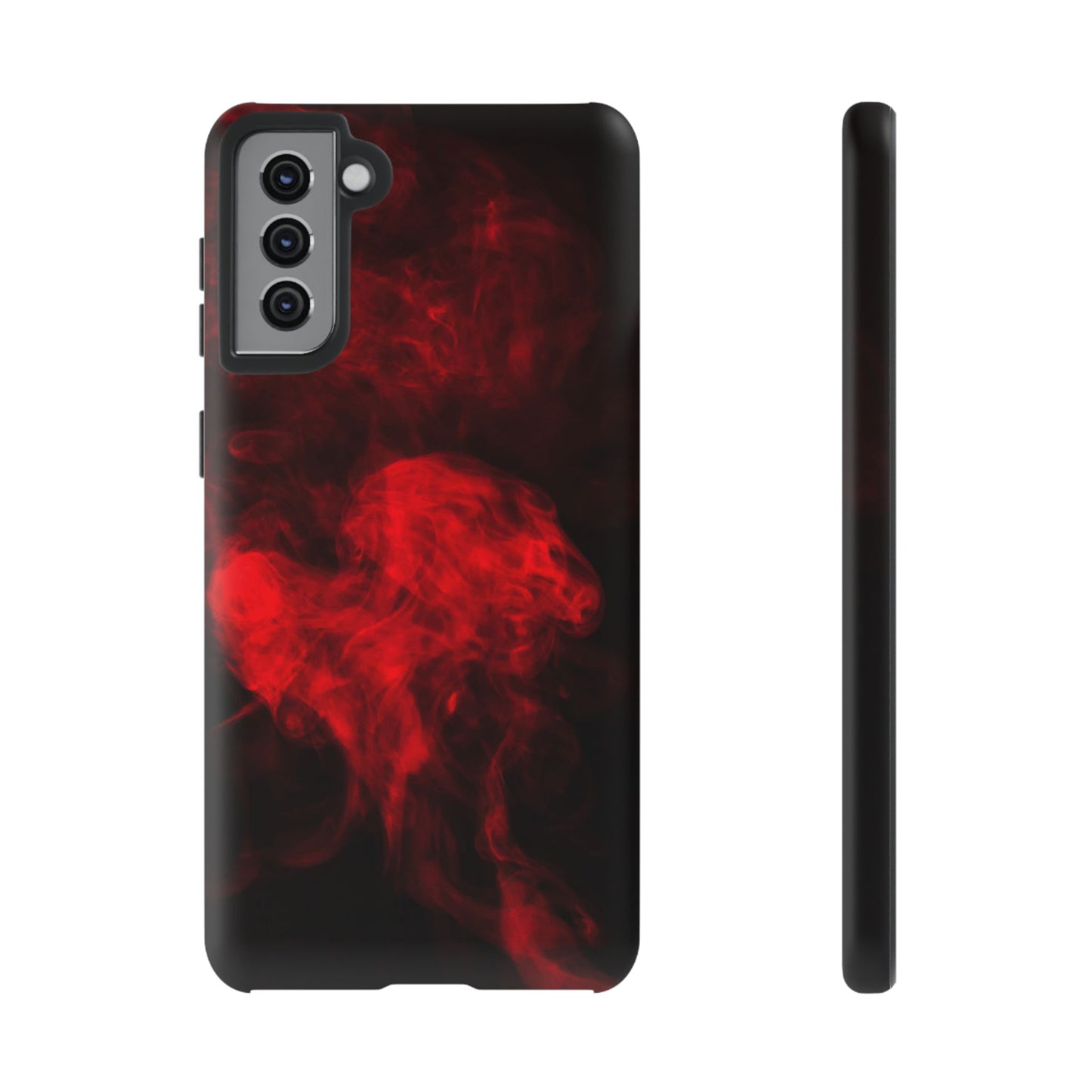 Bold Red Smoke Phone Case – Tough Cases for Protection and Style