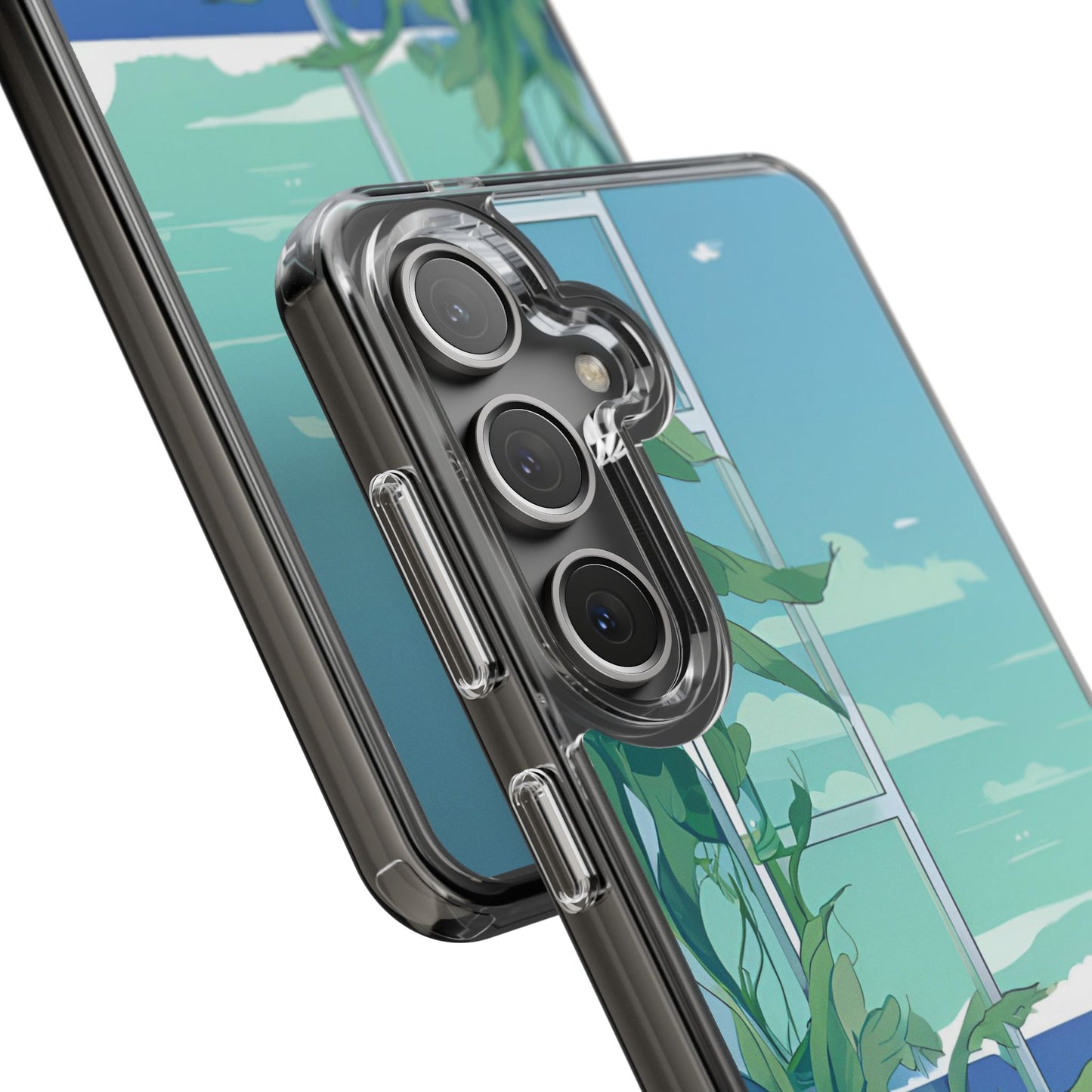 Tropical Ocean Clear Phone Case - Perfect Gift for Nature Lovers