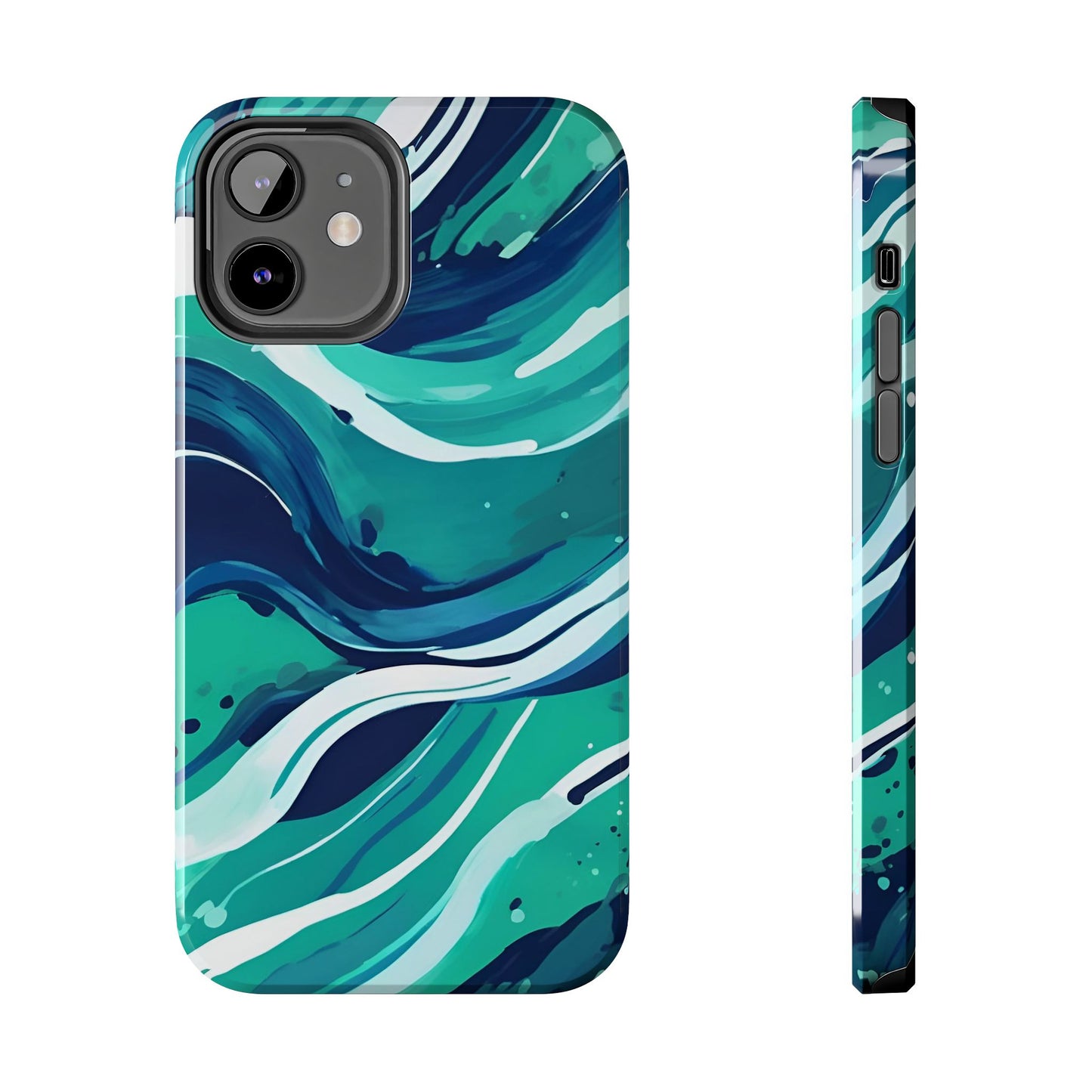 Ocean Wave Tough Phone Case - Durable Protection