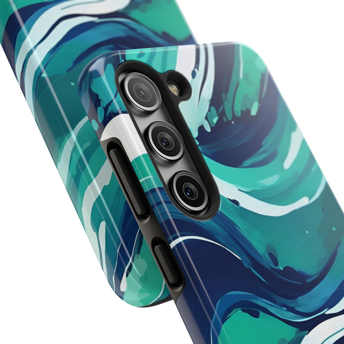 Ocean Wave Tough Phone Case - Durable Protection