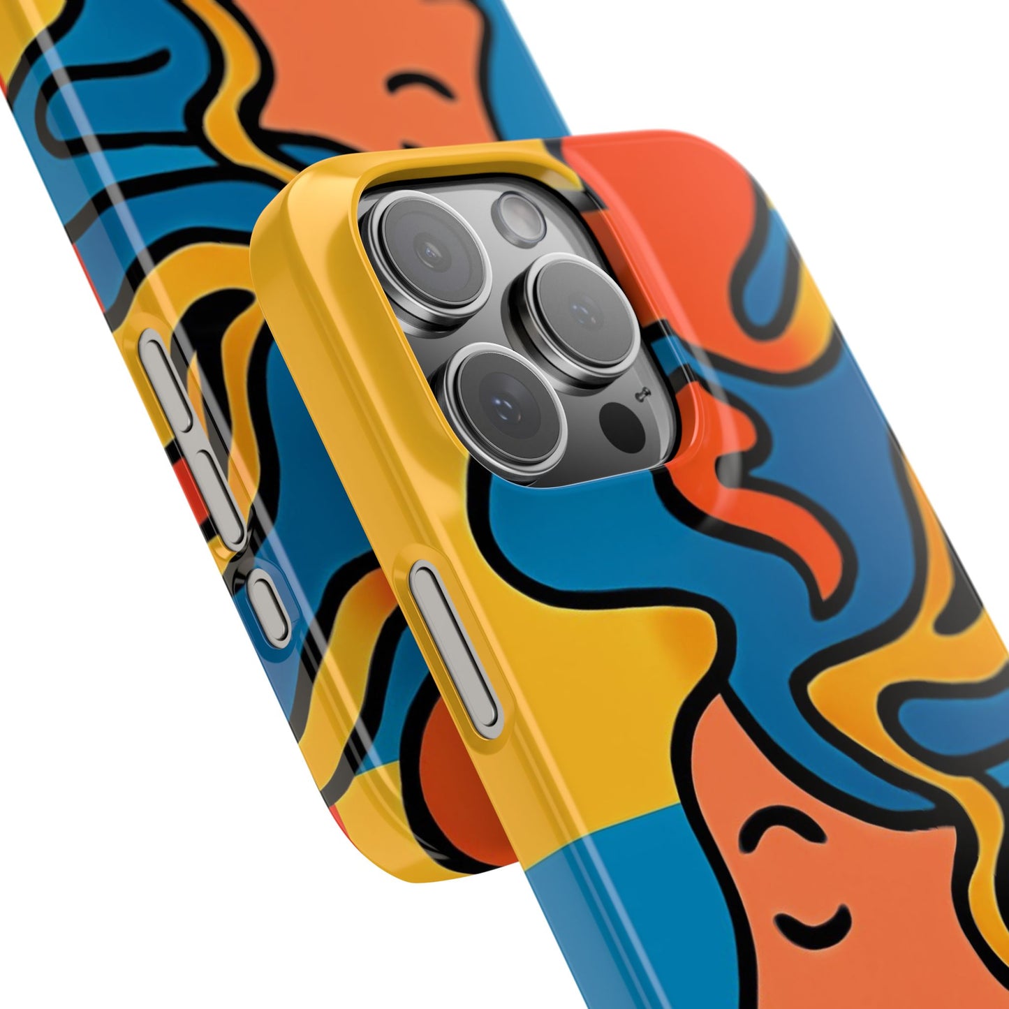 Stylish Slim Phone Cases with Colorful Abstract Design