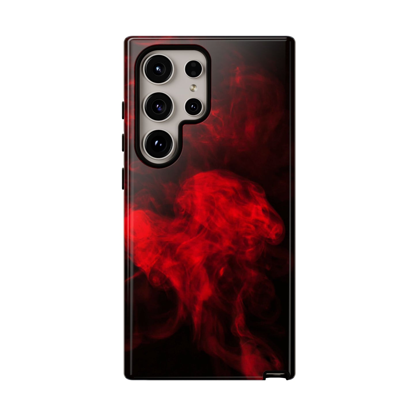 Bold Red Smoke Phone Case – Tough Cases for Protection and Style