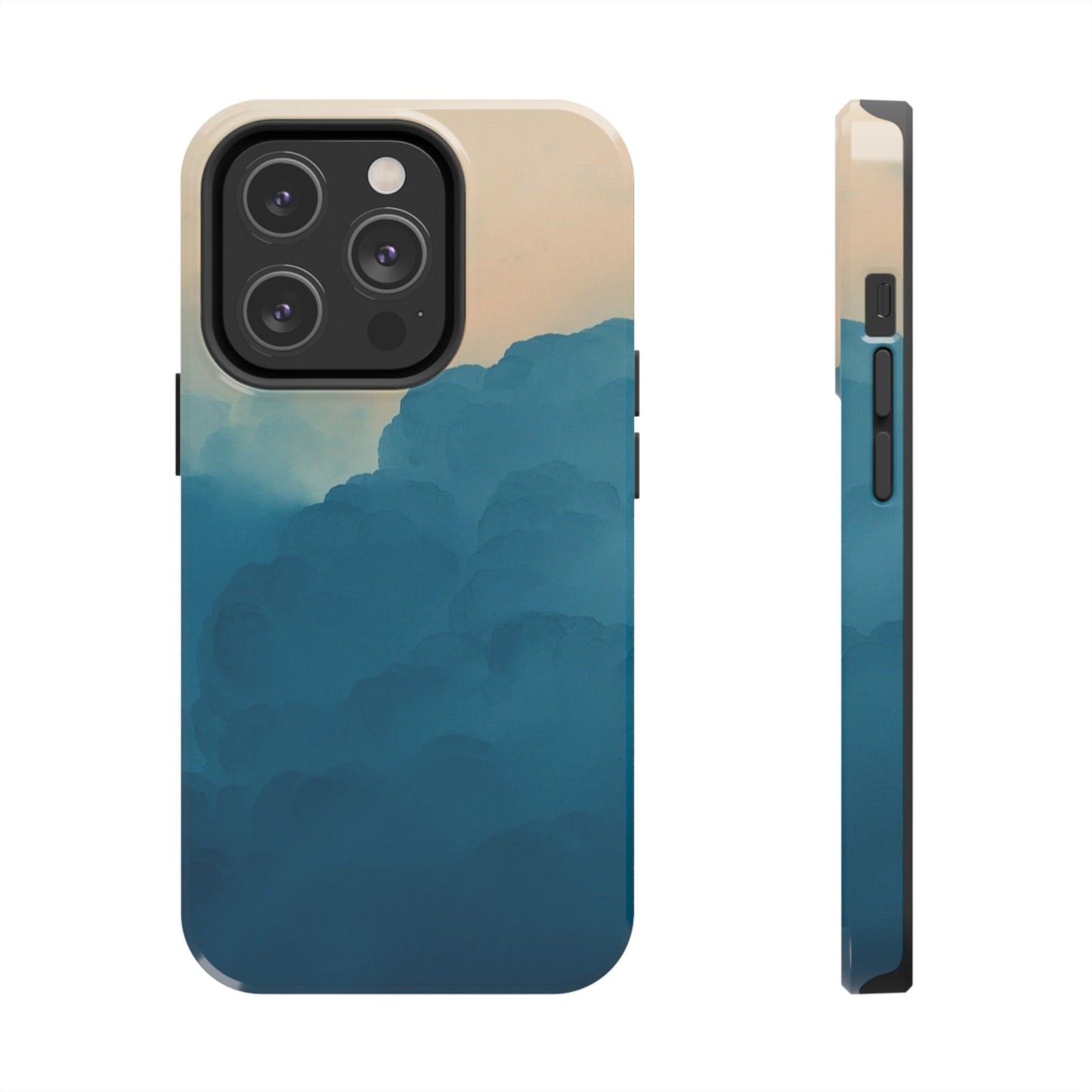 Serene Cloud Tough Phone Case - Durable Protection with Soothing Aesthetic