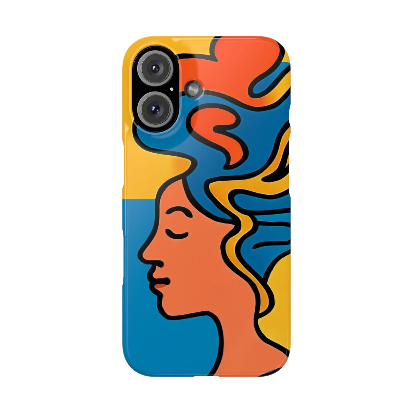 Stylish Slim Phone Cases with Colorful Abstract Design