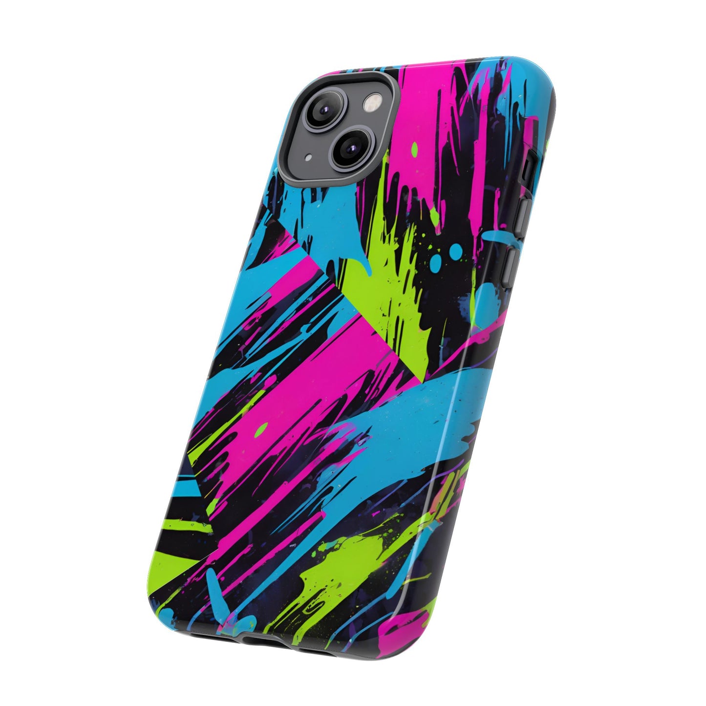 Vibrant Phone Case - Tough Cases with Bold Color Burst Design