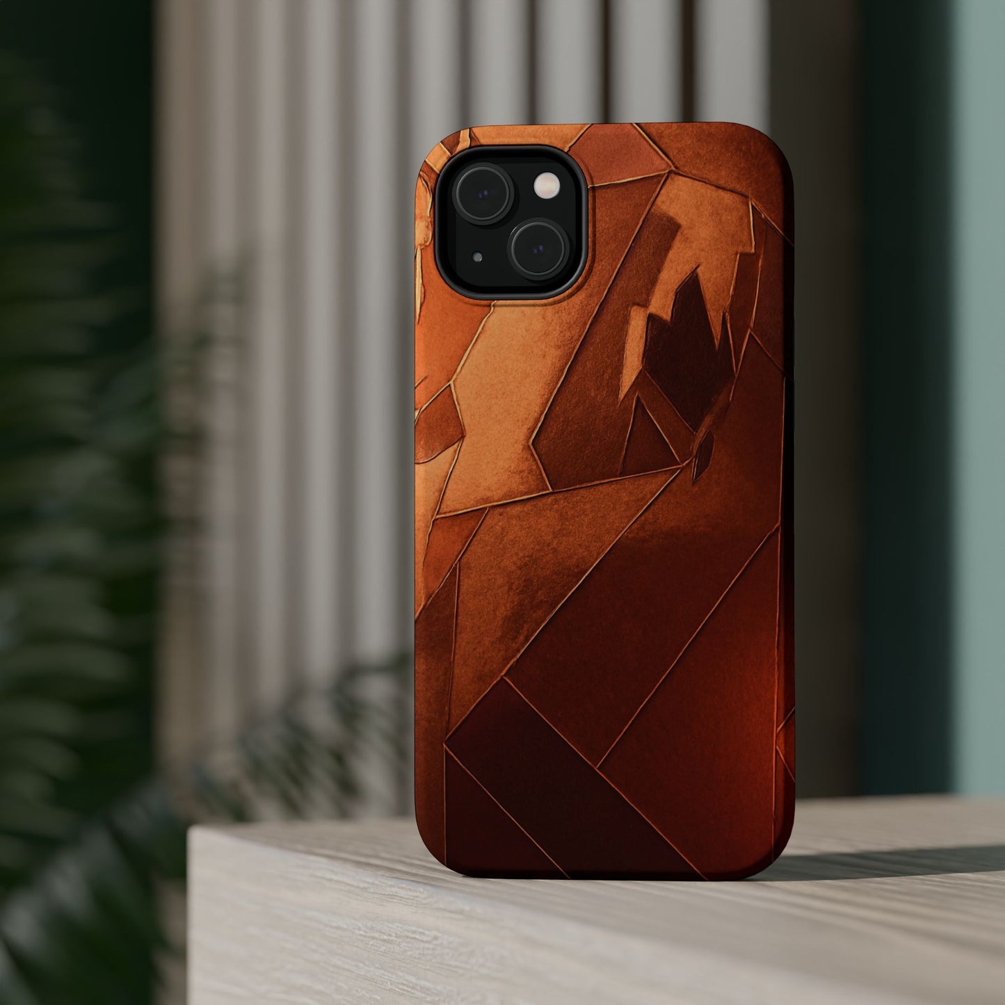 Geometric Magnetic Tough Cases - Stylish Protection for Your Phone