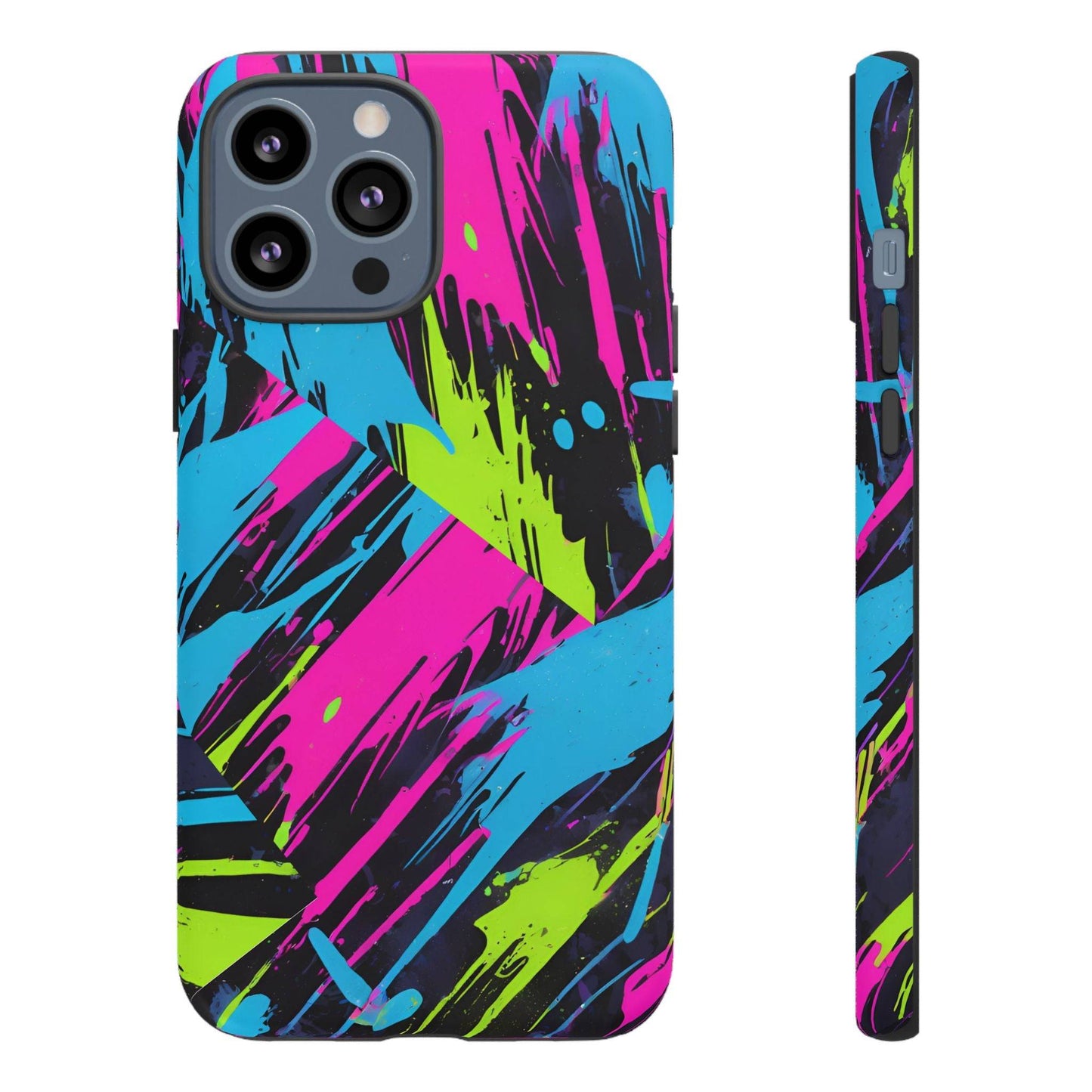 Vibrant Phone Case - Tough Cases with Bold Color Burst Design
