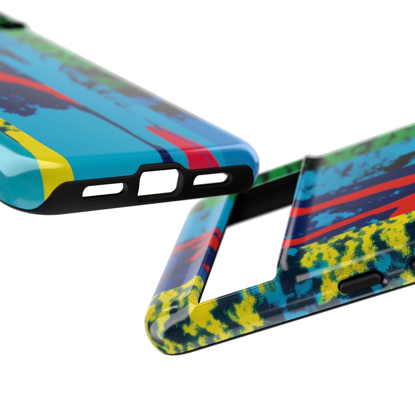 Phone Case - Colorful Forest Design Tough Case