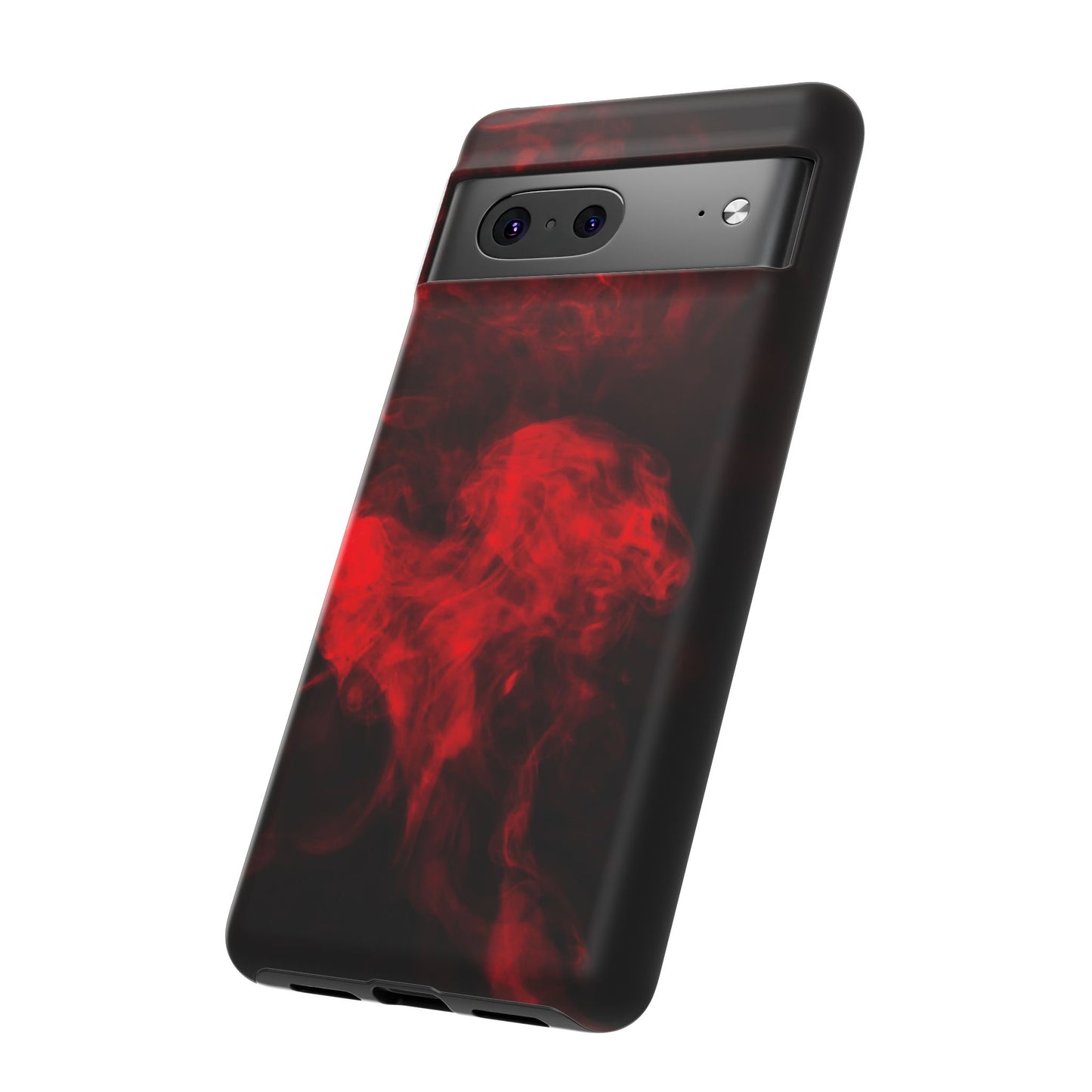 Bold Red Smoke Phone Case – Tough Cases for Protection and Style