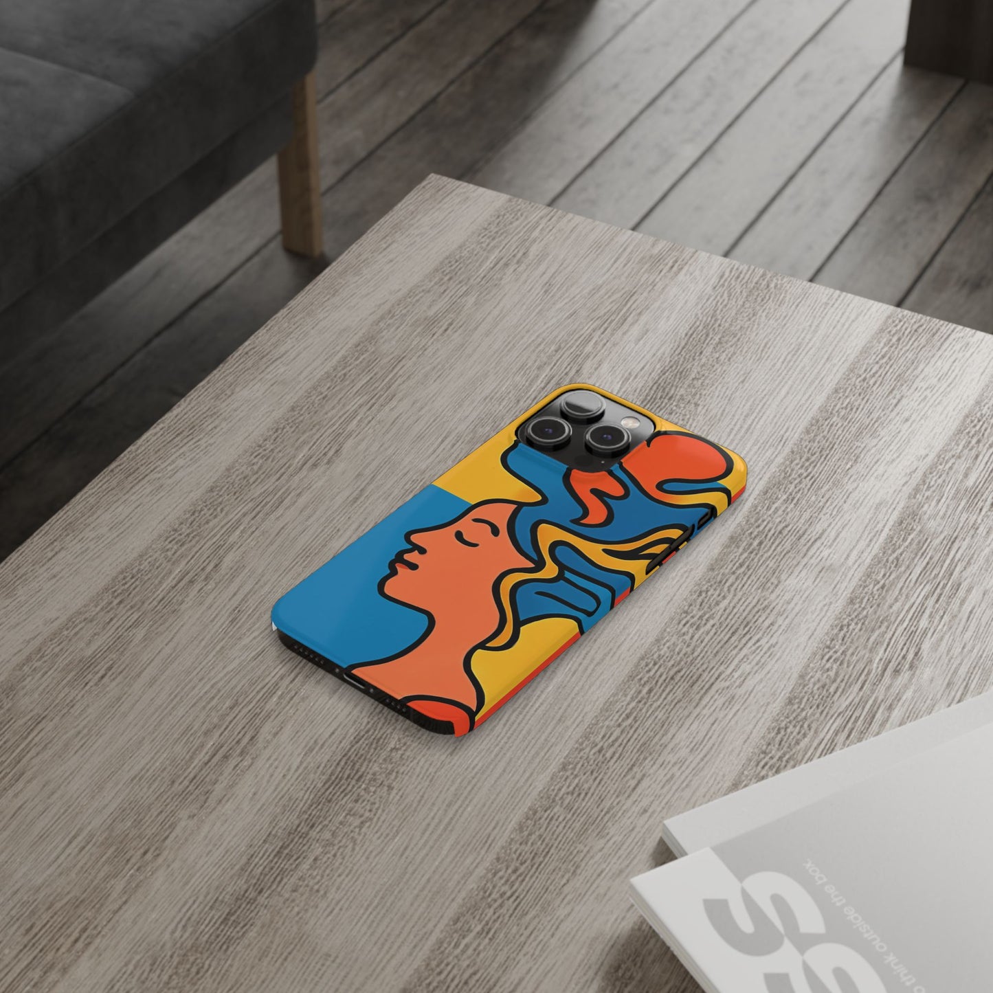 Stylish Slim Phone Cases with Colorful Abstract Design