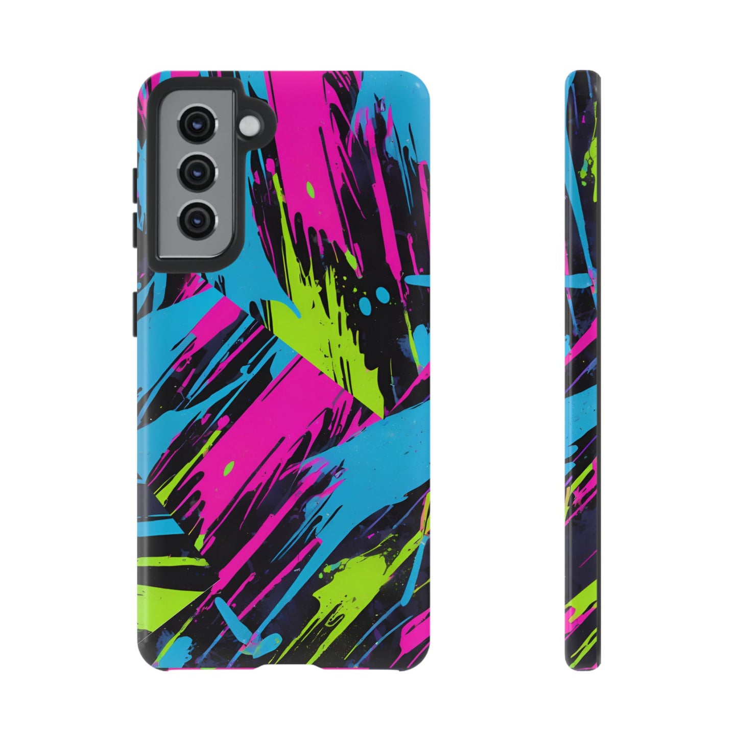 Vibrant Phone Case - Tough Cases with Bold Color Burst Design