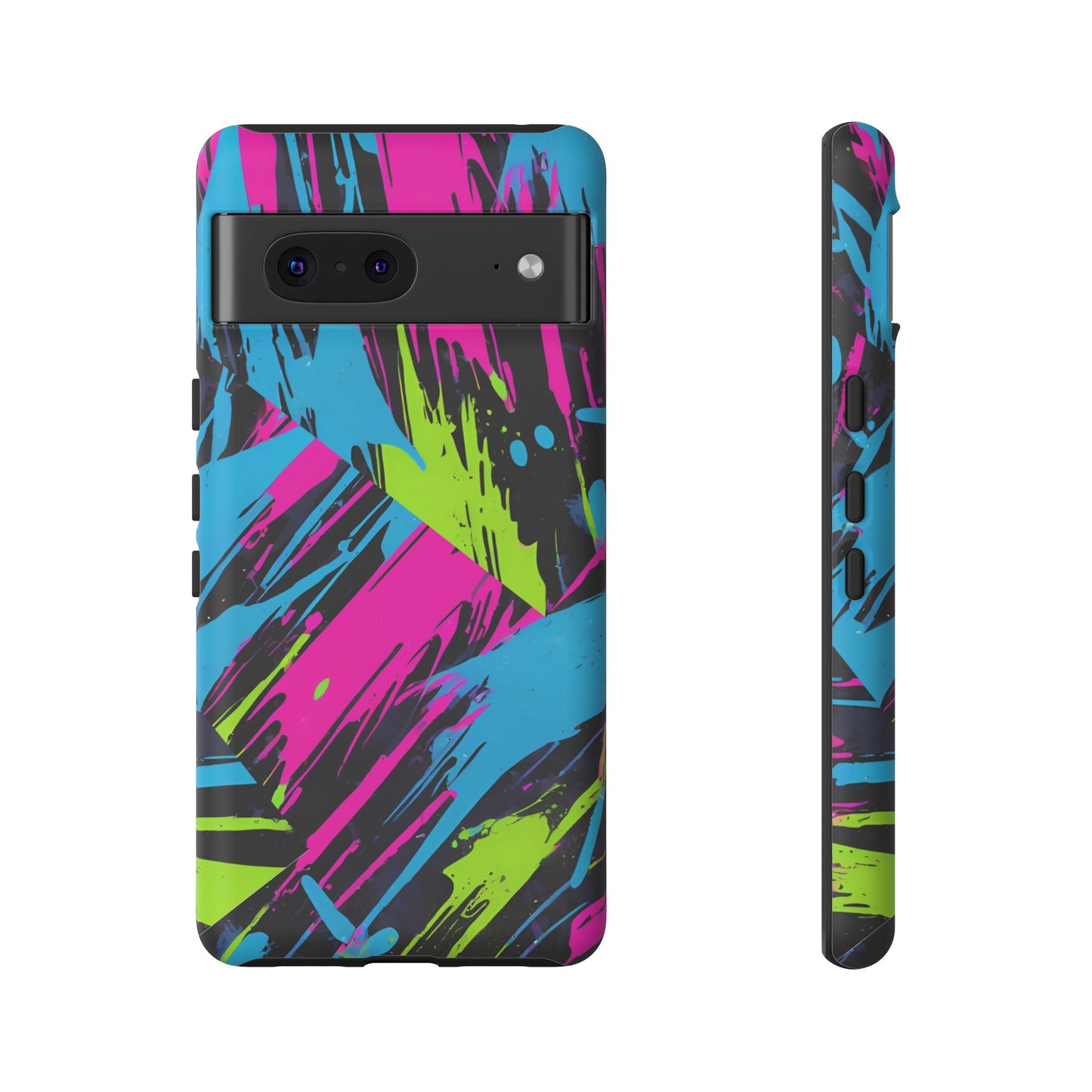 Vibrant Phone Case - Tough Cases with Bold Color Burst Design