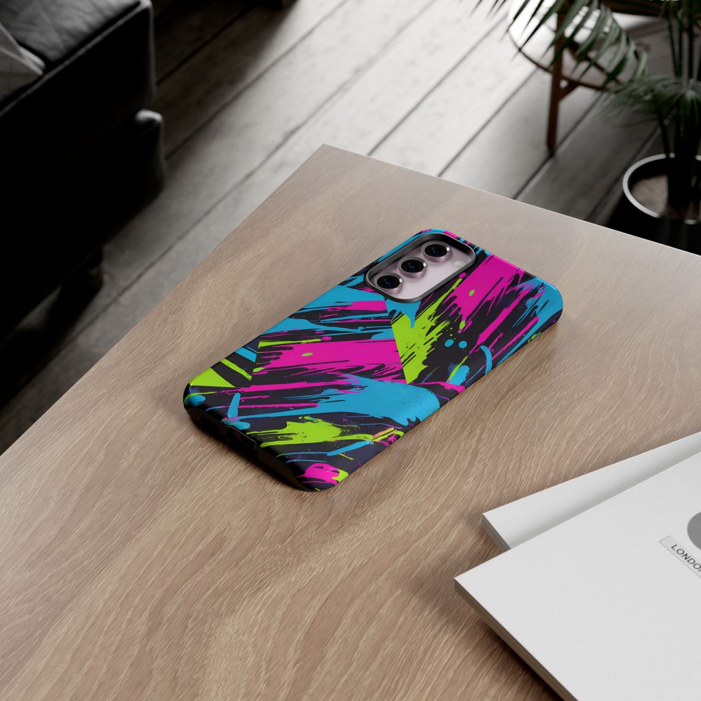Vibrant Phone Case - Tough Cases with Bold Color Burst Design
