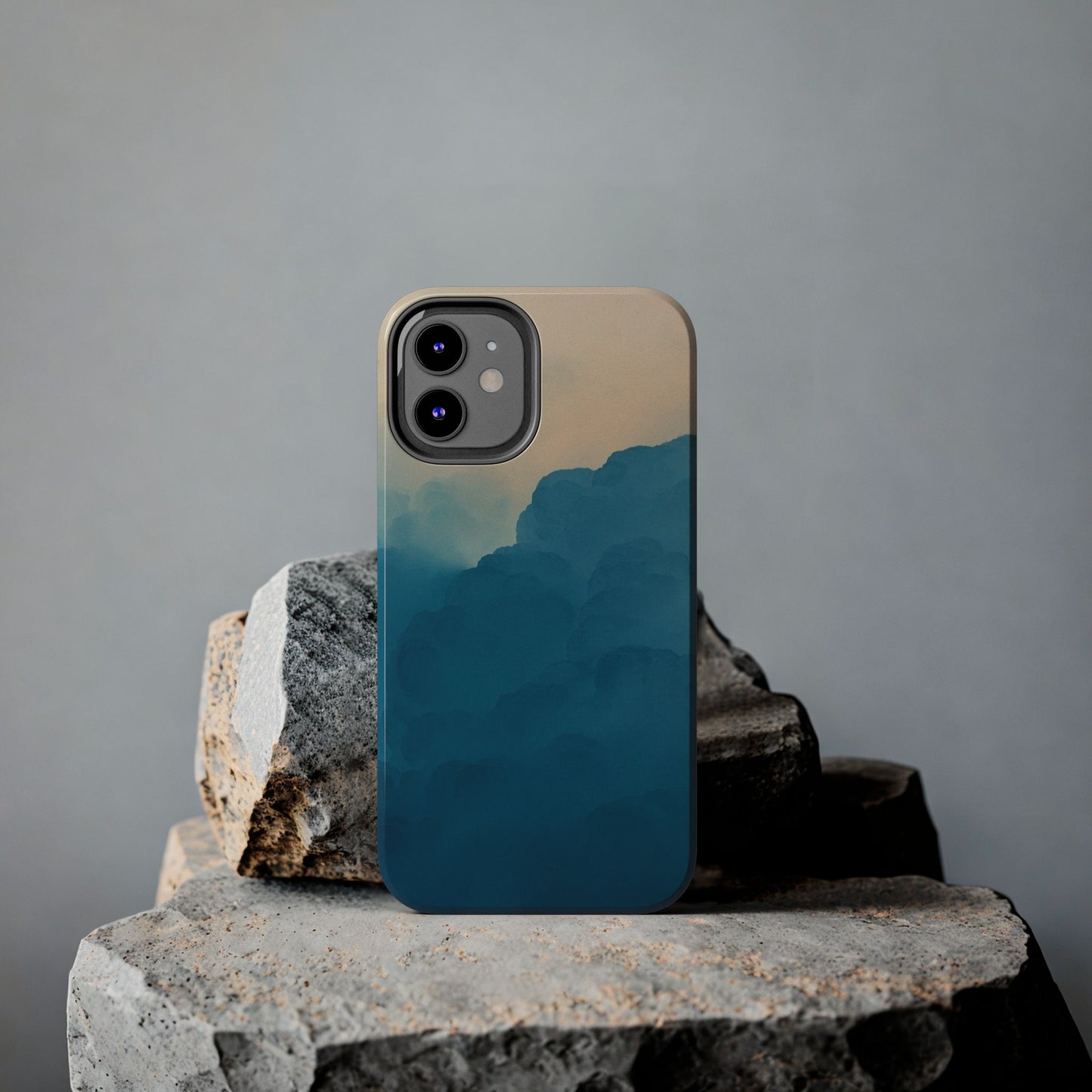 Serene Cloud Tough Phone Case - Durable Protection with Soothing Aesthetic