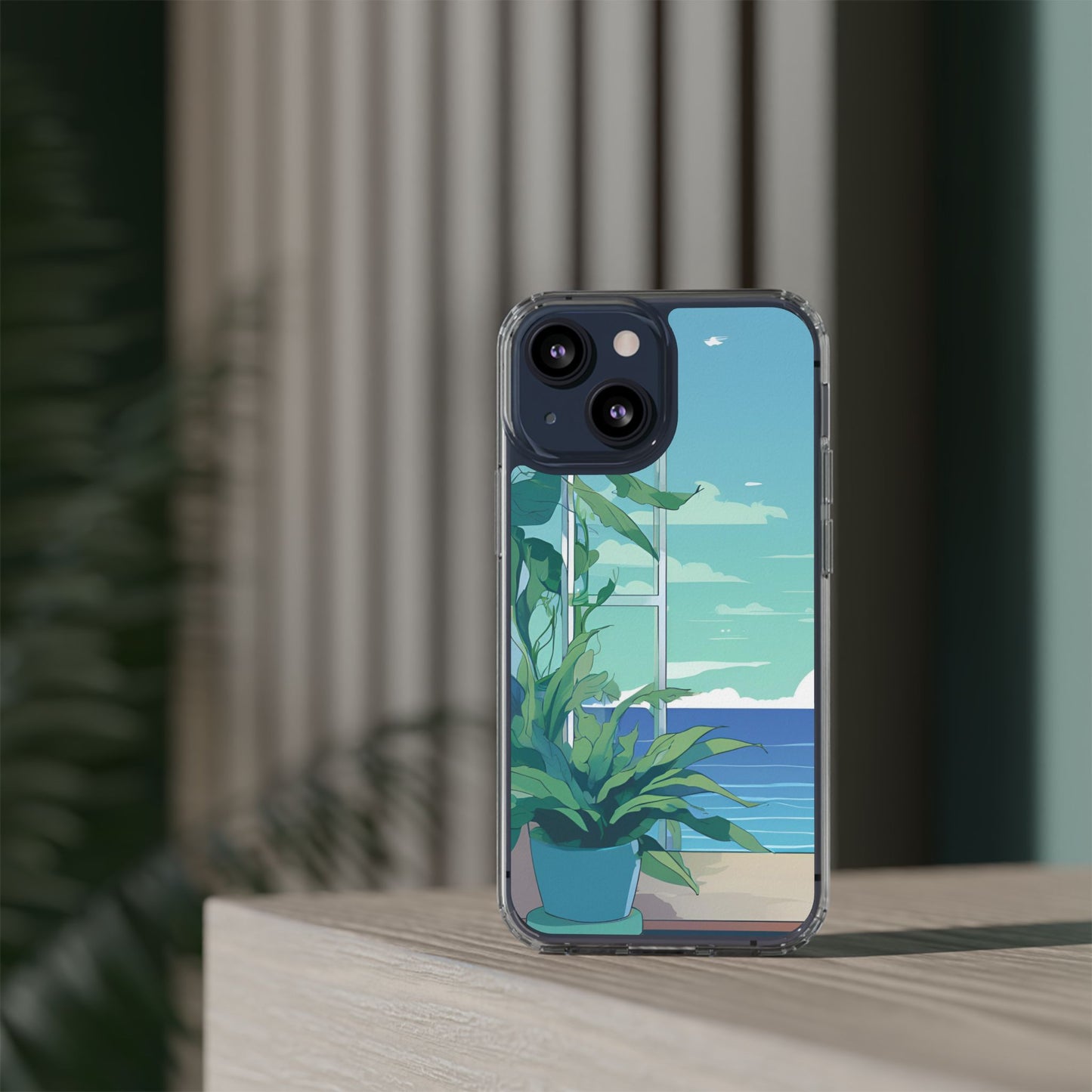 Tropical Ocean Clear Phone Case - Perfect Gift for Nature Lovers